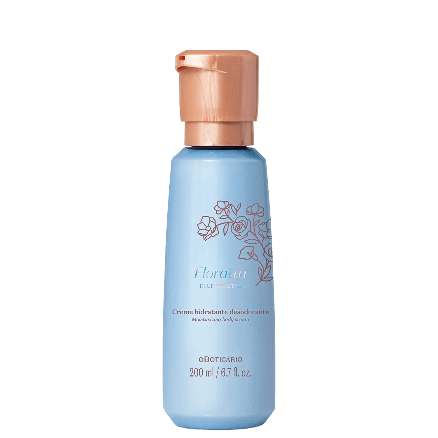 Floratta Blue Crystal - Creme Hidratante Desodorante Corporal 200ml