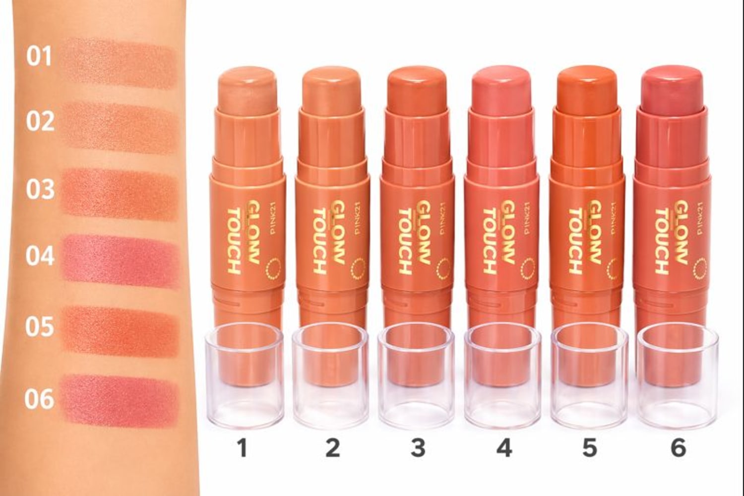 Blush Stick Glow Touch - Pink 21 - 01