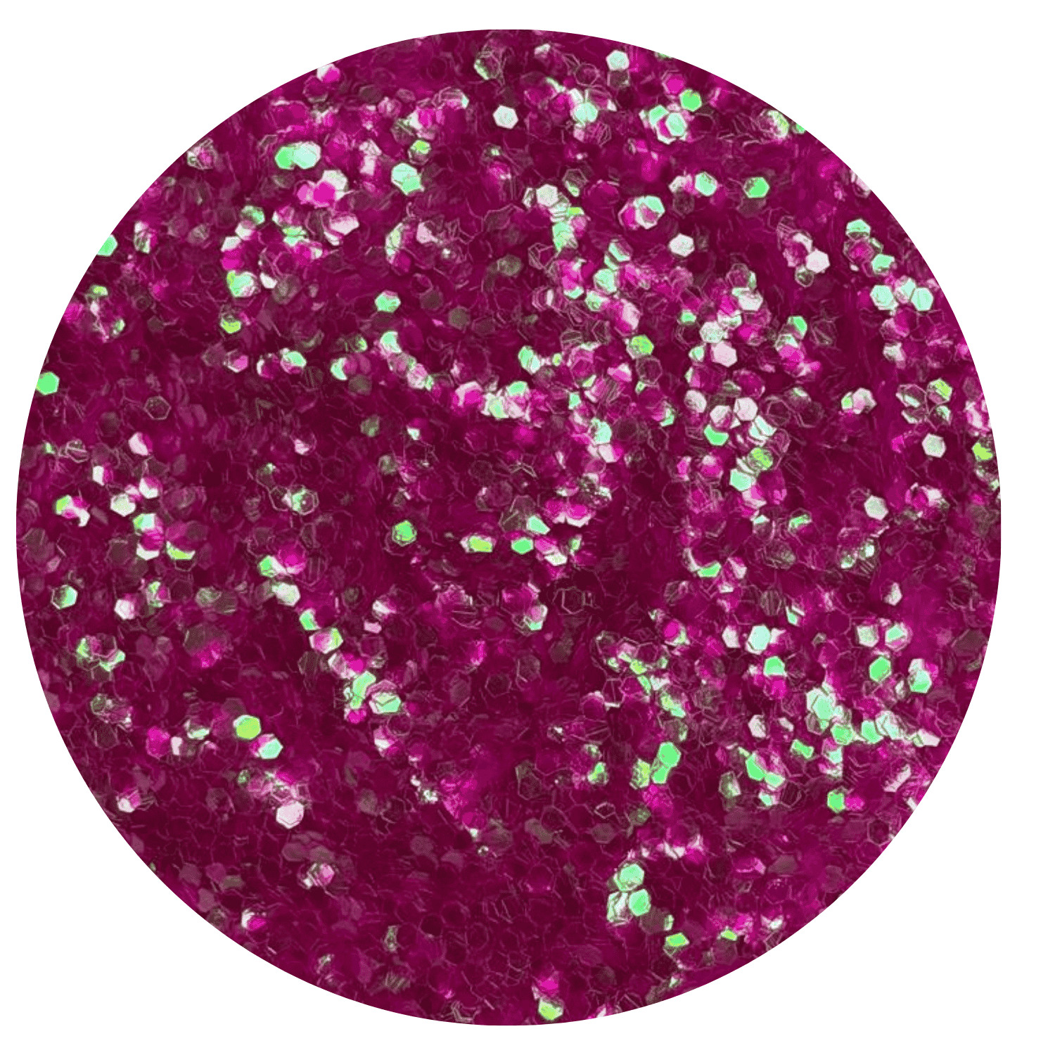 Glitter Holográfico Flocado Rosa Brilhante 3g