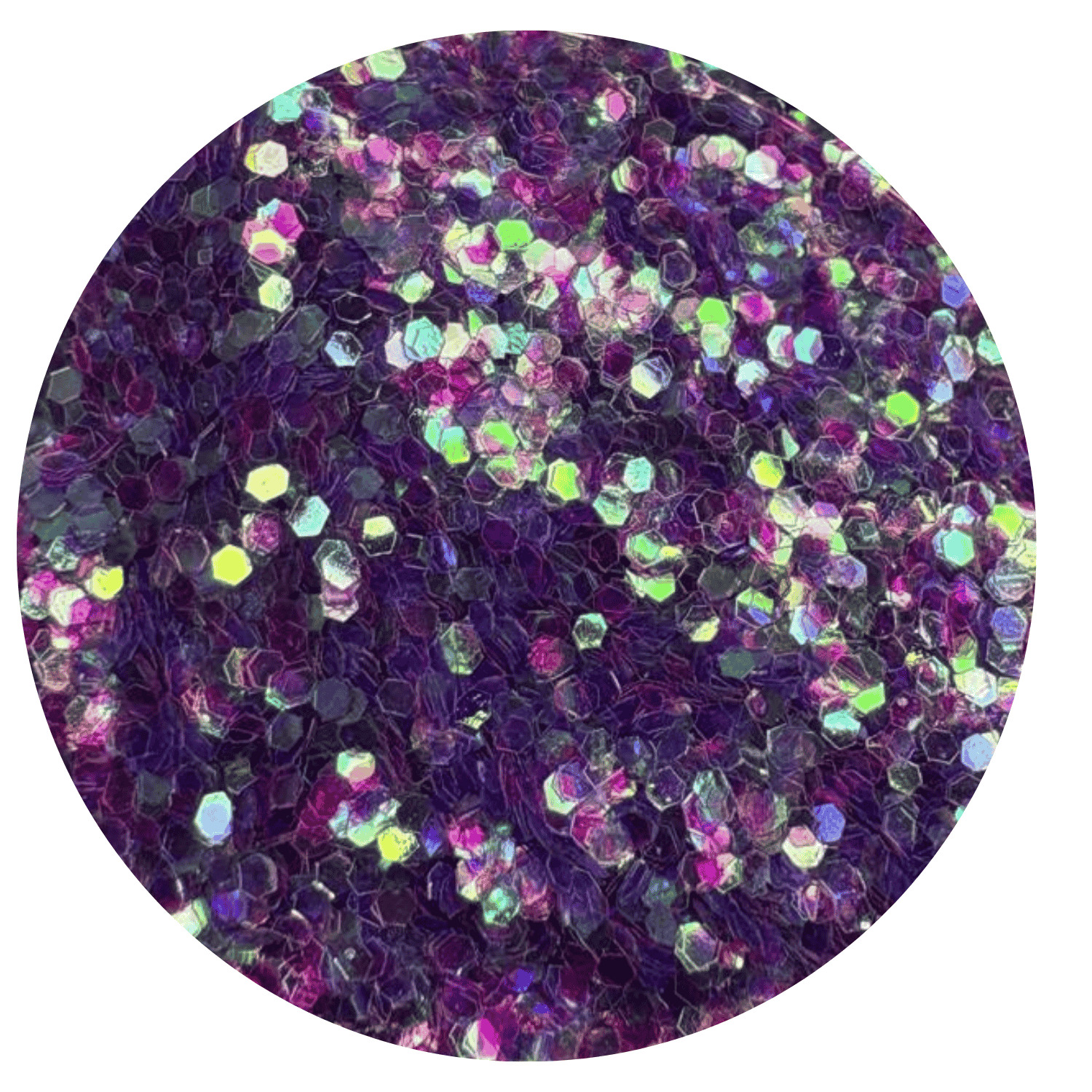 Glitter Holográfico Flocado Roxo Sereia 3g