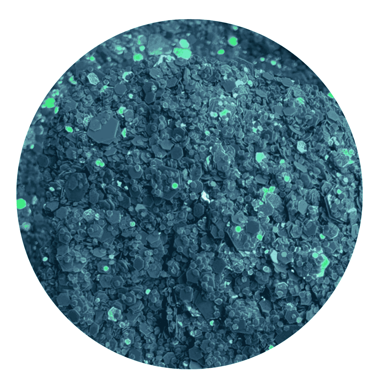 Glitter Holográfico Flocado Azul Francia 3g