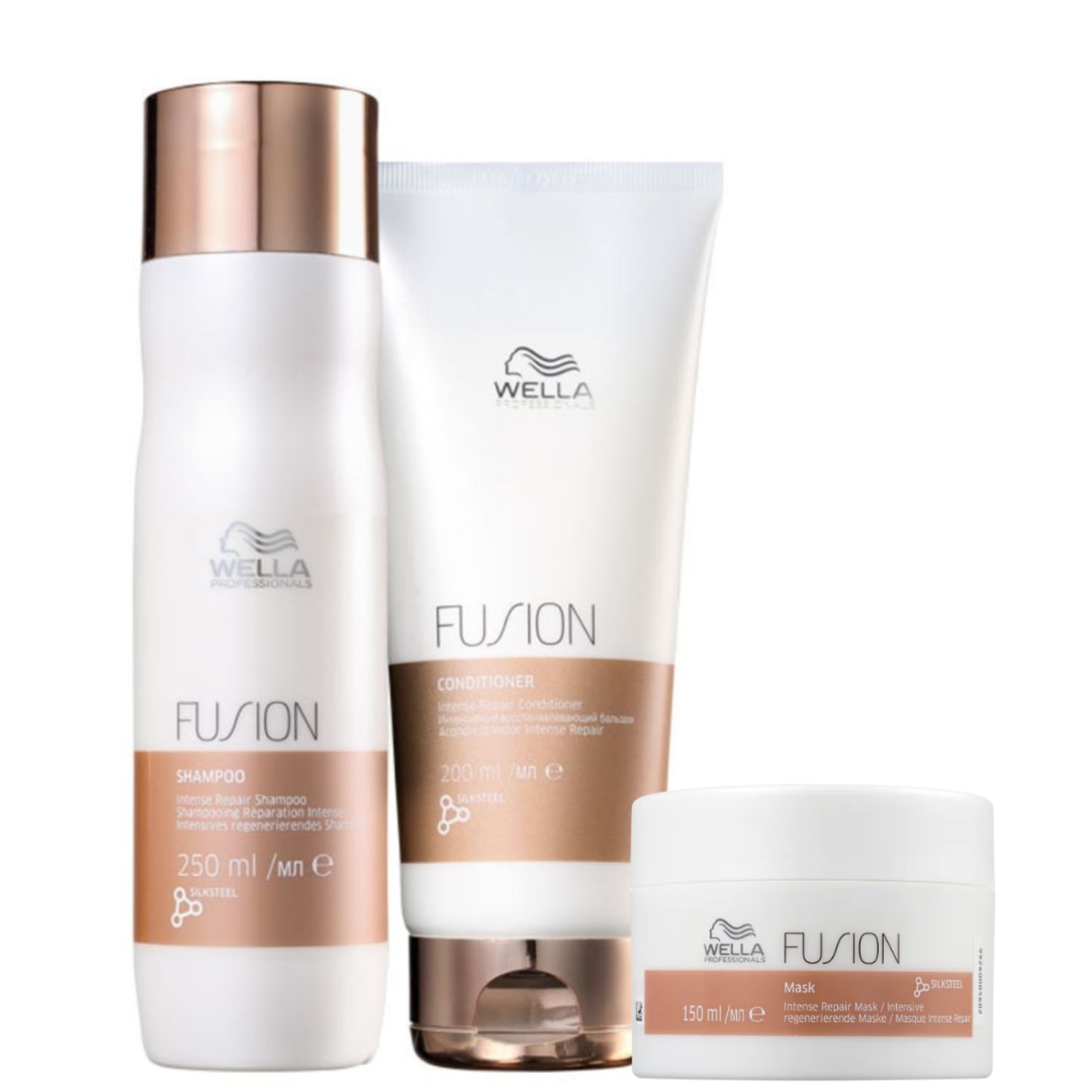 Kit Wella Professionals Fusion Care Trio (3 Produtos)