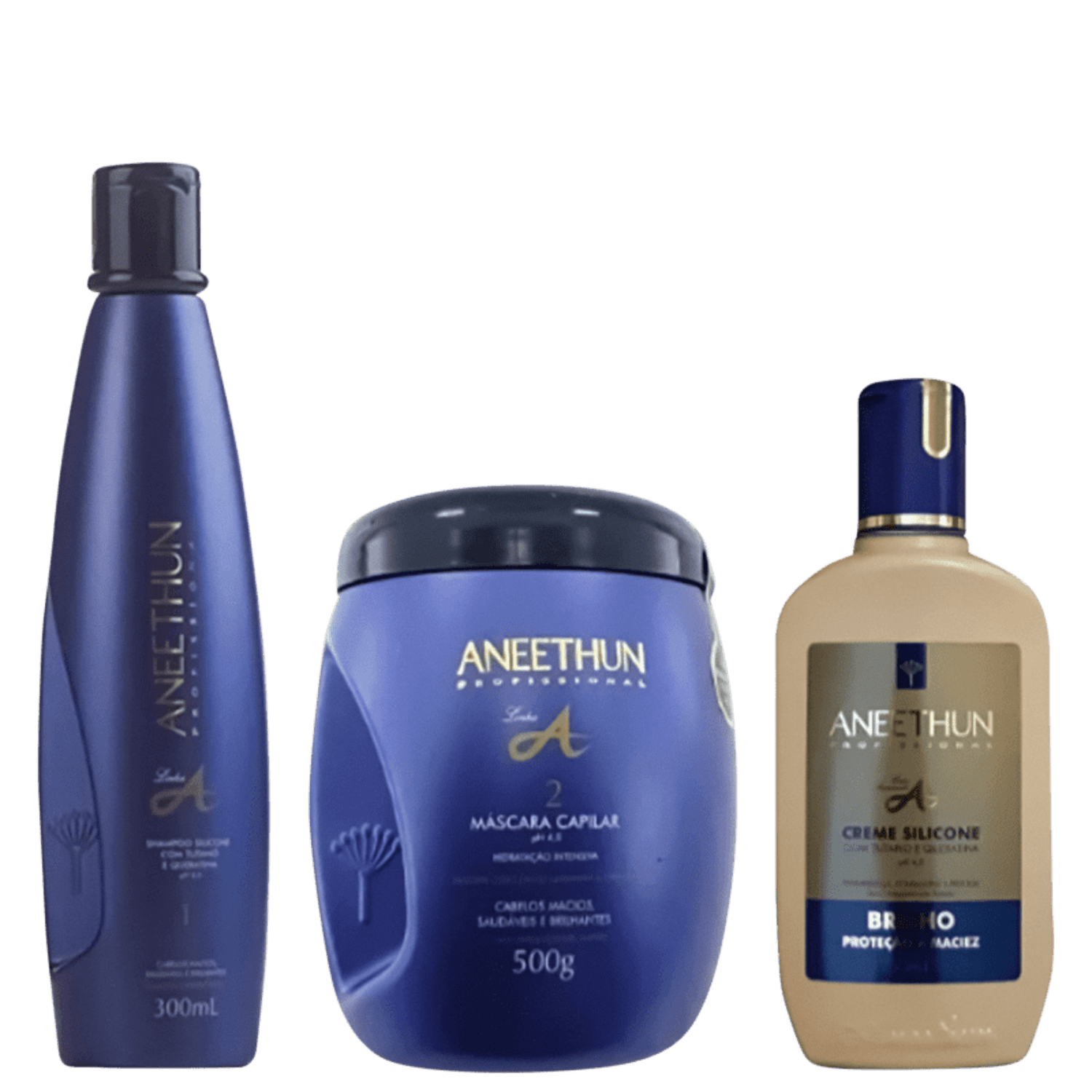 Kit Aneethun Linha A Trio Silicone Home Care (3 Produtos)