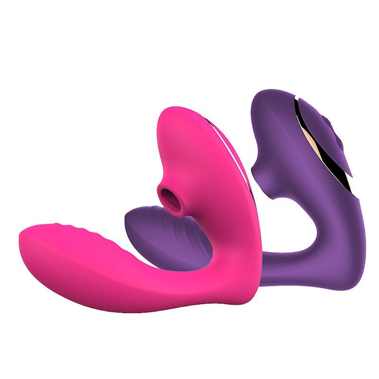 Vibrador Casal Sugador de Clitóris Estimulo Ponto G Carlota S-Hande