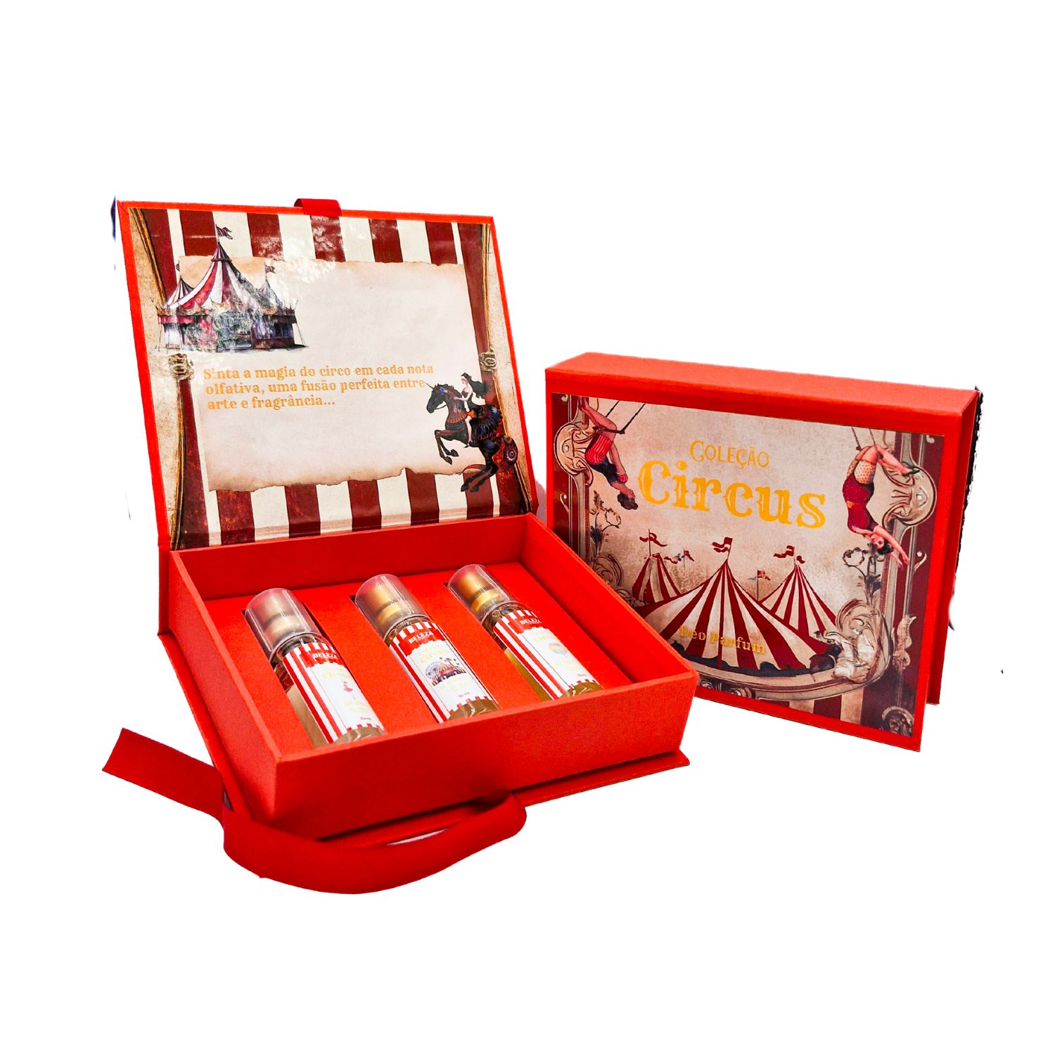 Kit de perfumes Coleção Circus 3x15mL