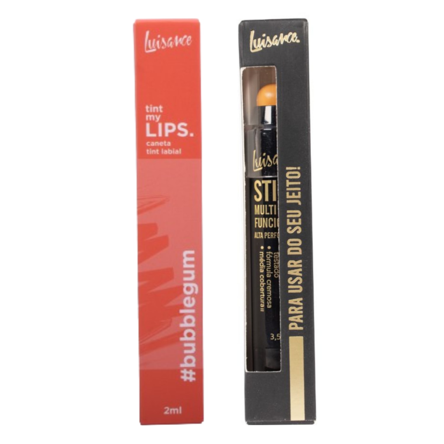 Caneta Tint Bubblegum + Stick Multifuncional Caramelo