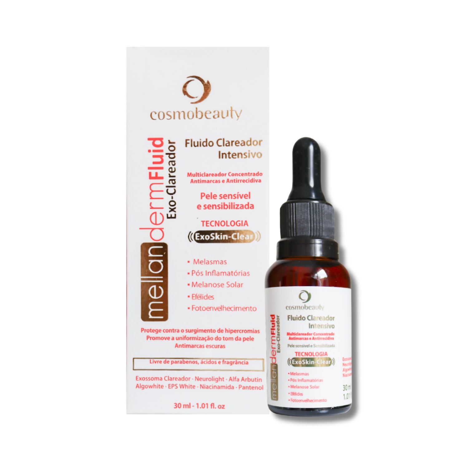 Cosmobeauty Mellanderm Fluid Exo - Fluido Uniformizador 30ml