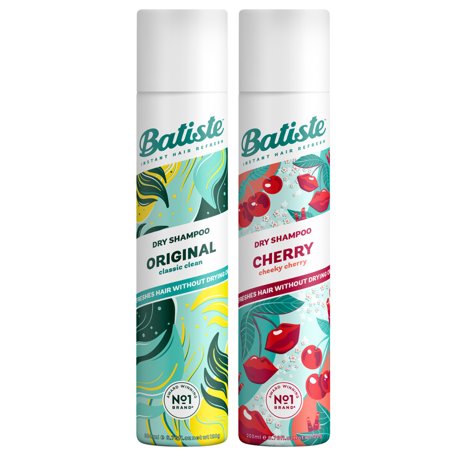 SHAMPOO A SECO BATISTE ORIGINAL + CHERRY 200ML