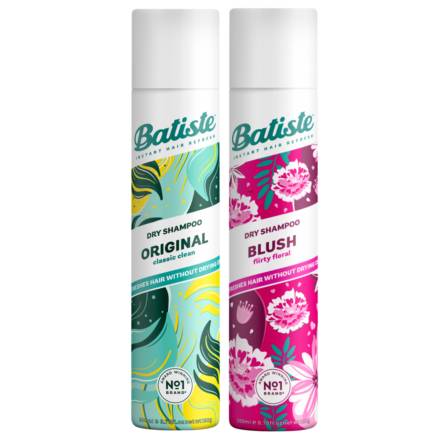 SHAMPOO A SECO BATISTE ORIGINAL + BLUSH 200ML