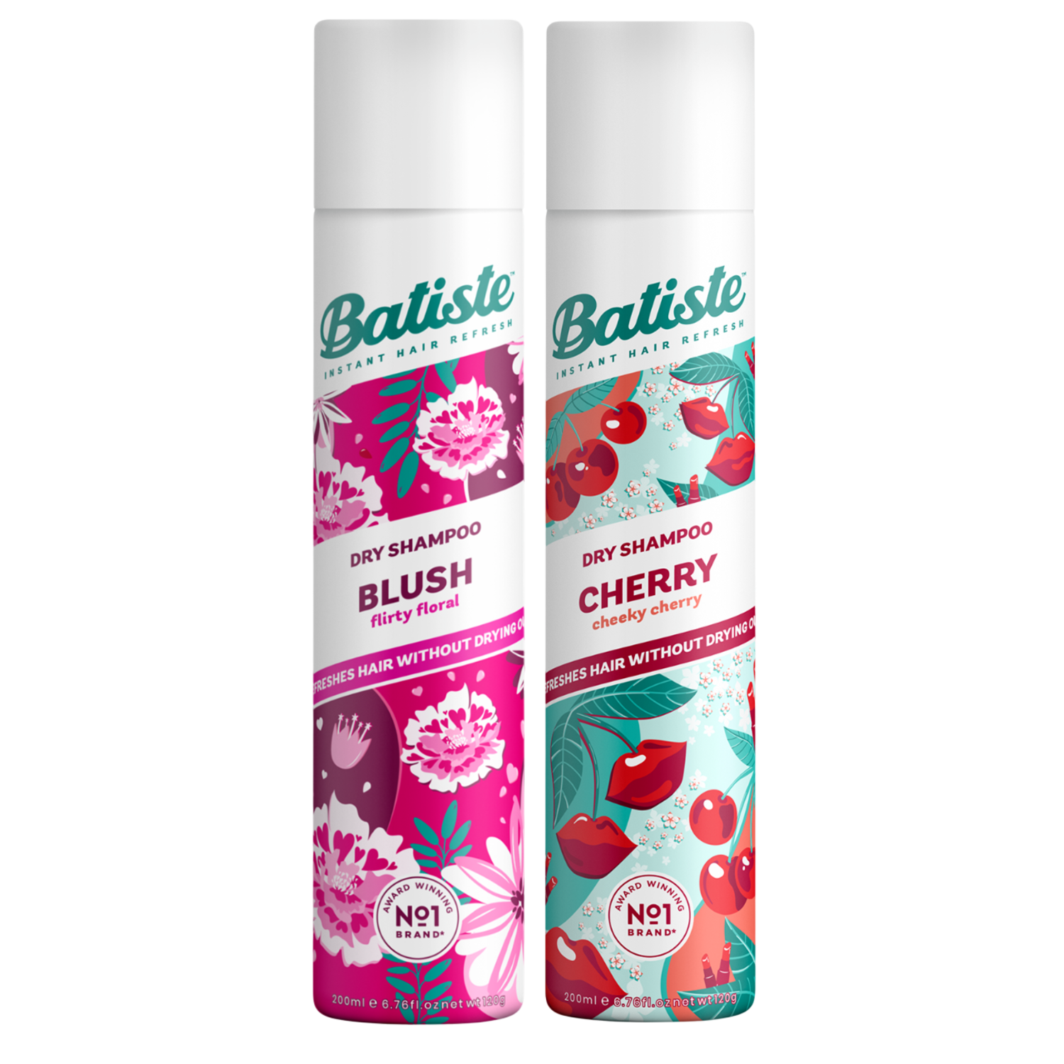 SHAMPOO A SECO BATISTE BLUSH + BATISTE CHERRY 200ML