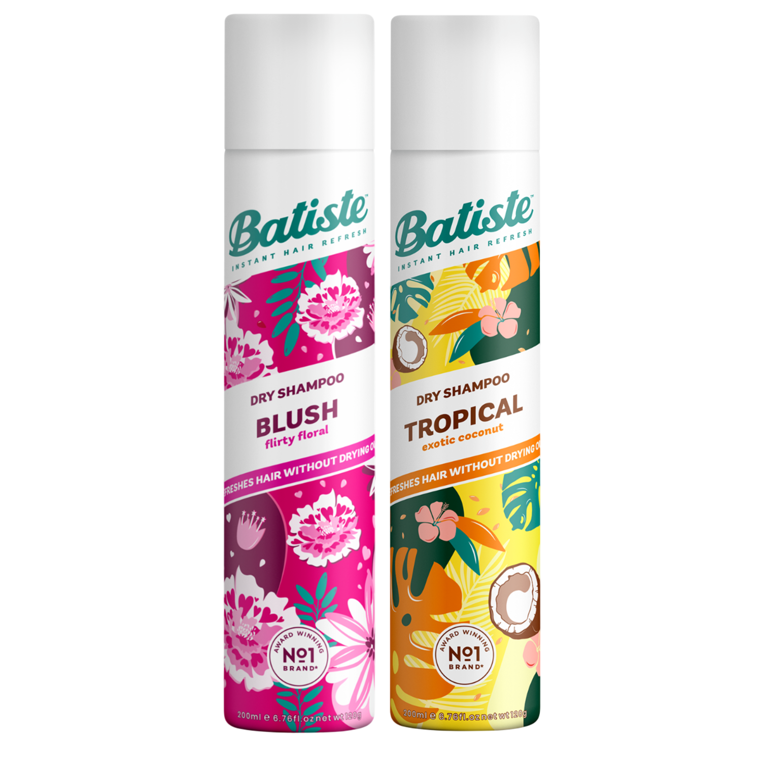 SHAMPOO A SECO BATISTE BLUSH + TROPICAL 200ML