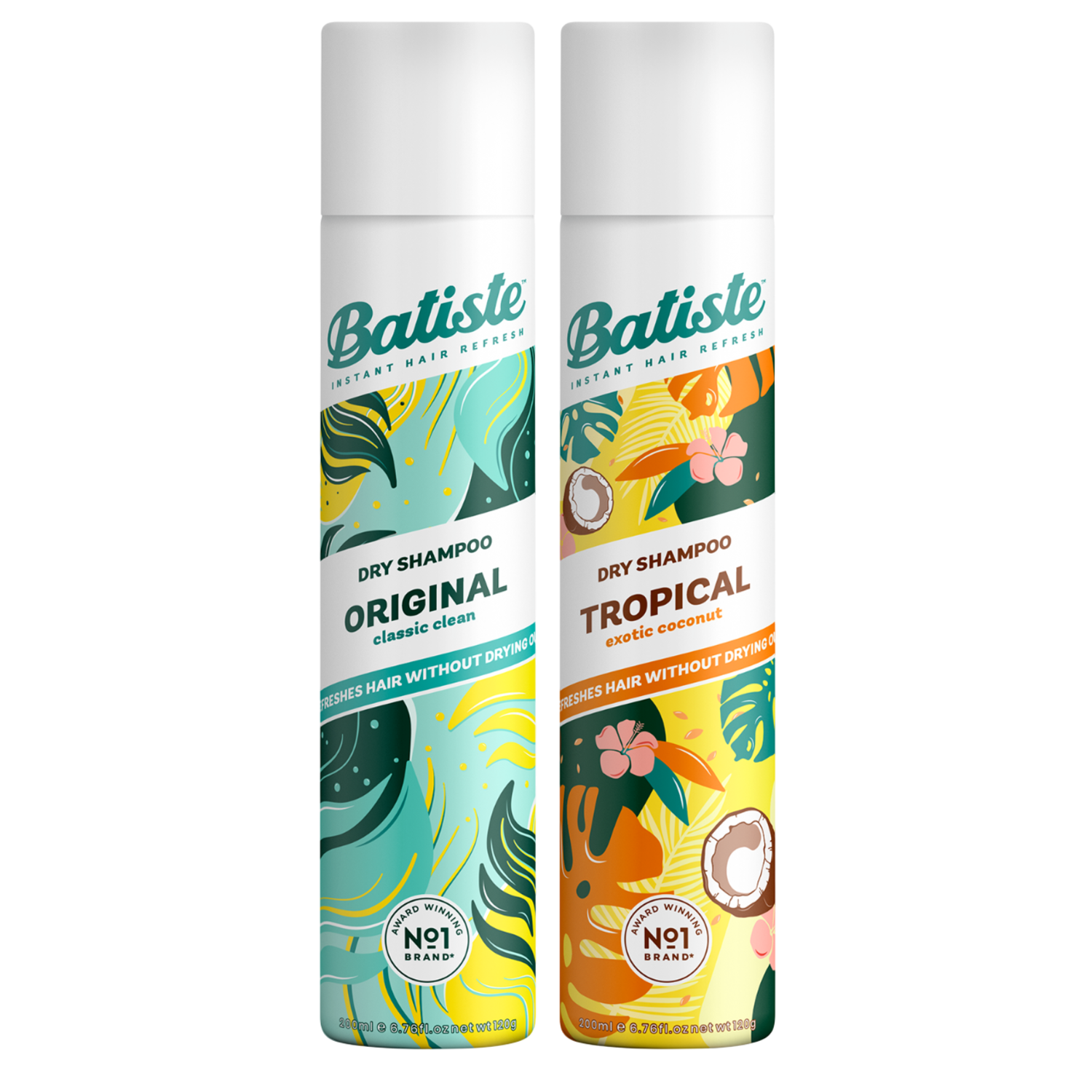 SHAMPOO A SECO BATISTE ORIGINAL + TROPICAL 200ML