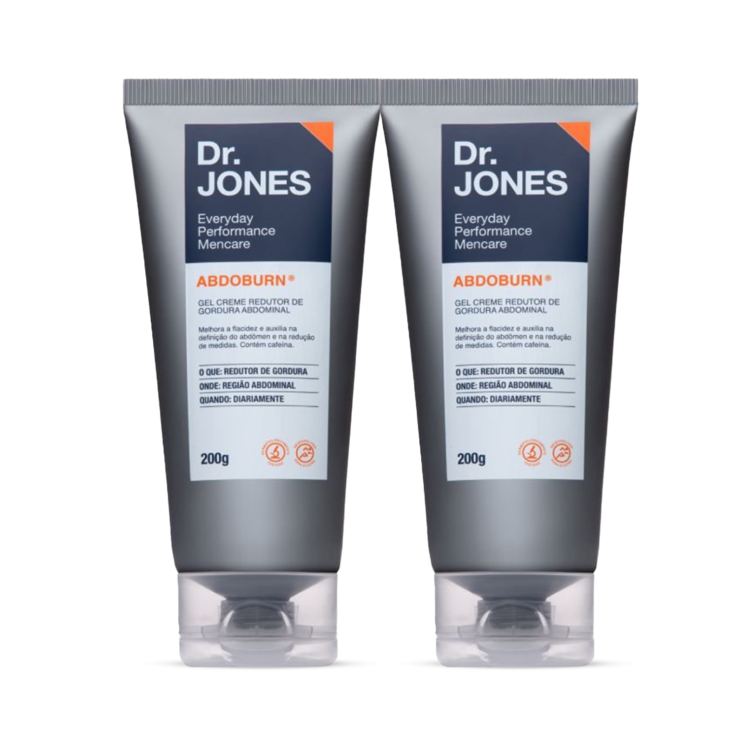Combo Gel Redutor de Medidas Para Abdômen Abdoburn 200g (2 unidades)