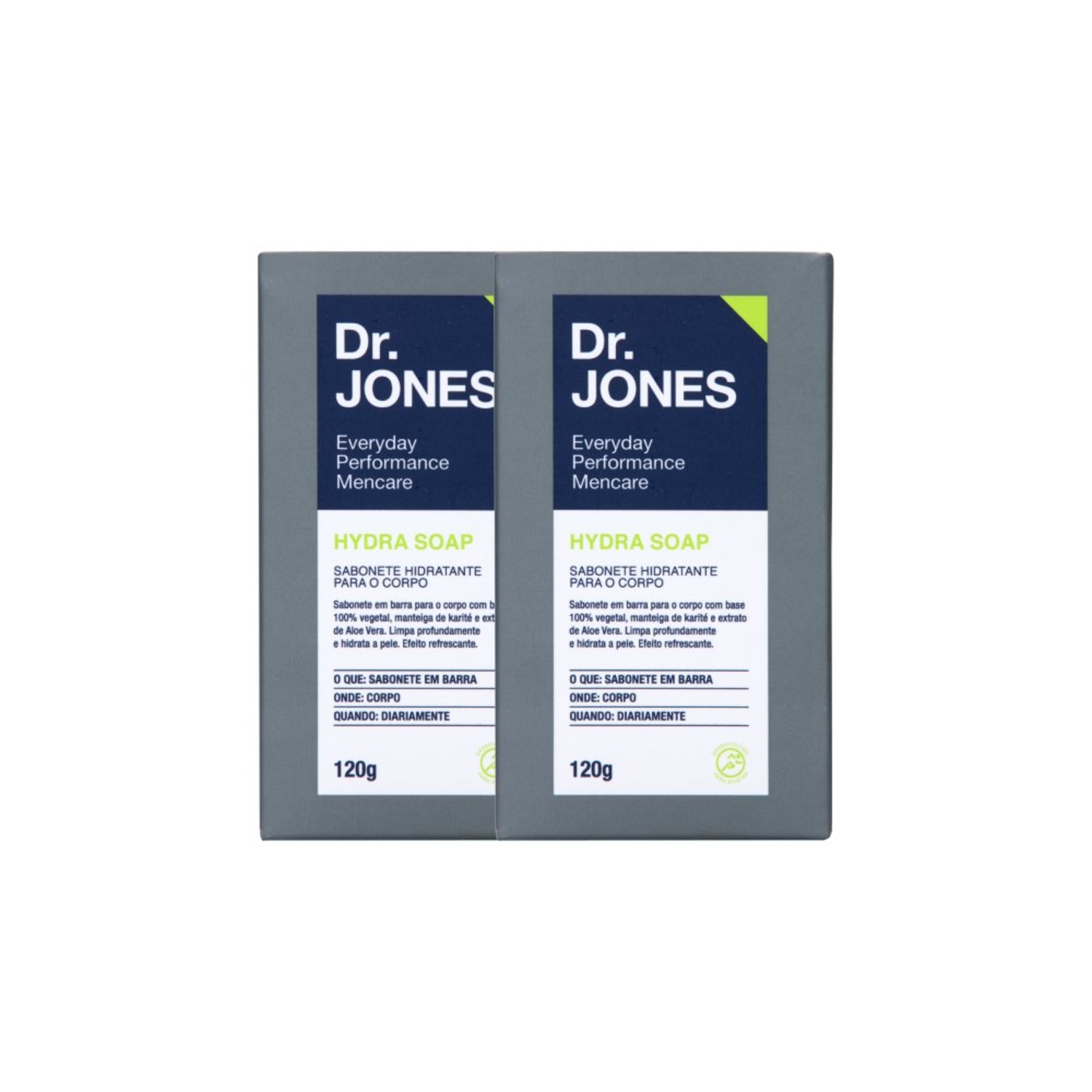 Kit Dr. Jones Hydra Soap - Sabonete em Barra (2 Unidades)