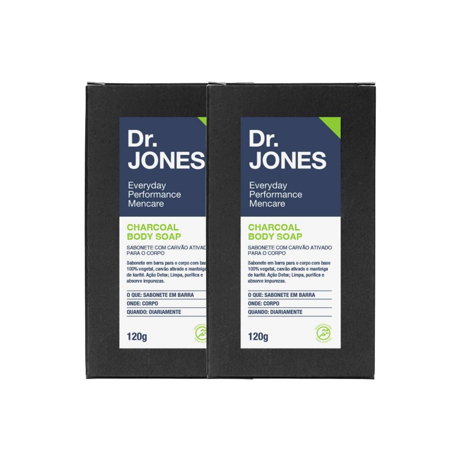 Combo Sabonete Detox Charcoal Body Soap (2 itens)
