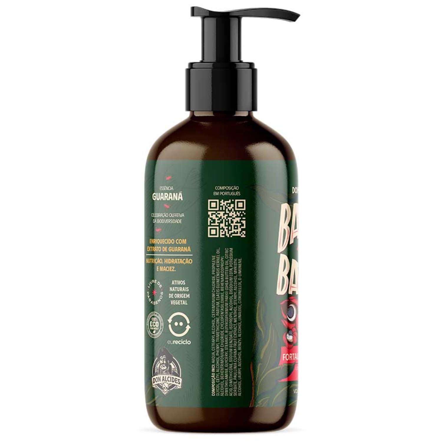 Balm Para Barba 450g Guaraná Antárctica Hidratante Don Alcides