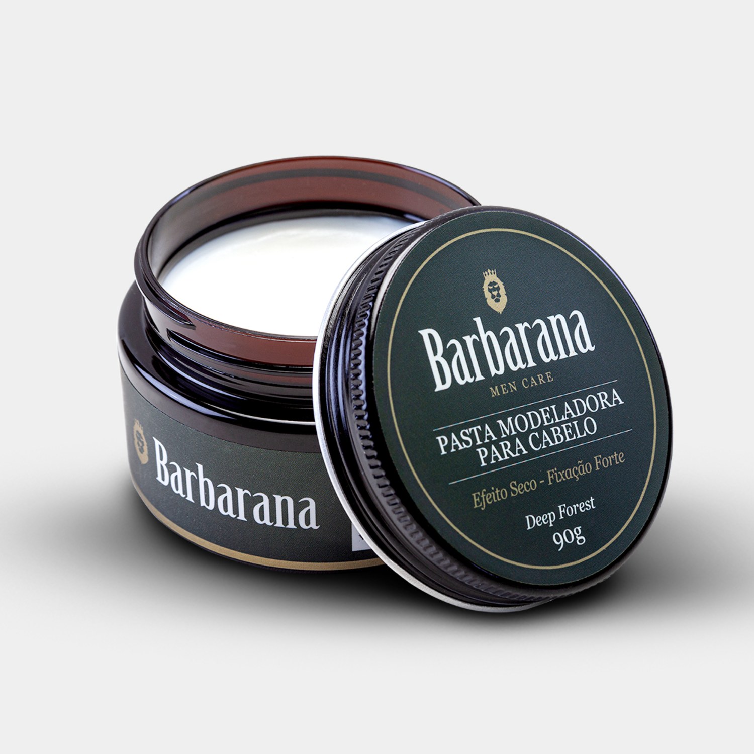 Barbarana Deep Forest - Pasta Modeladora para Cabelo 90g