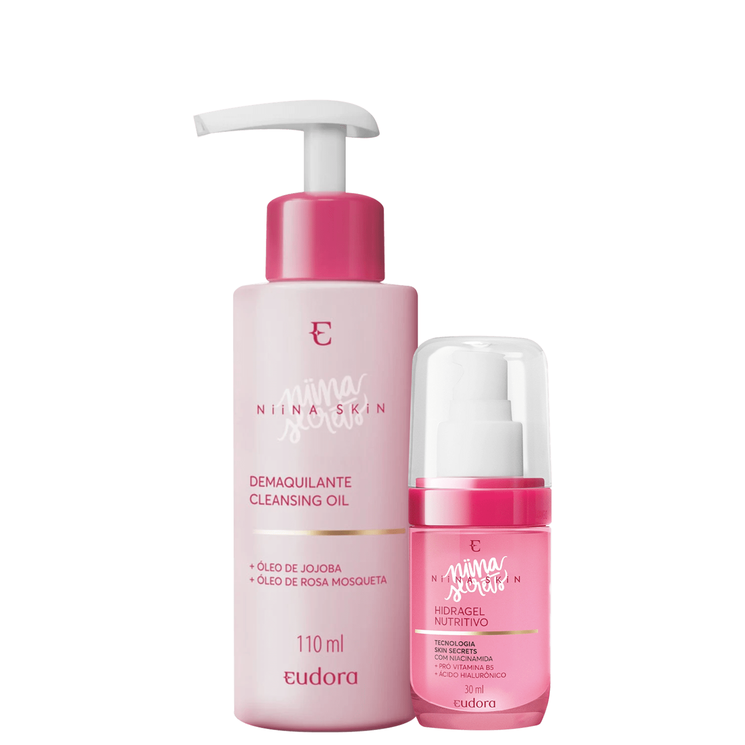 Kit Eudora Niina Skin Hidragel + Demaquilante (2 Produtos)