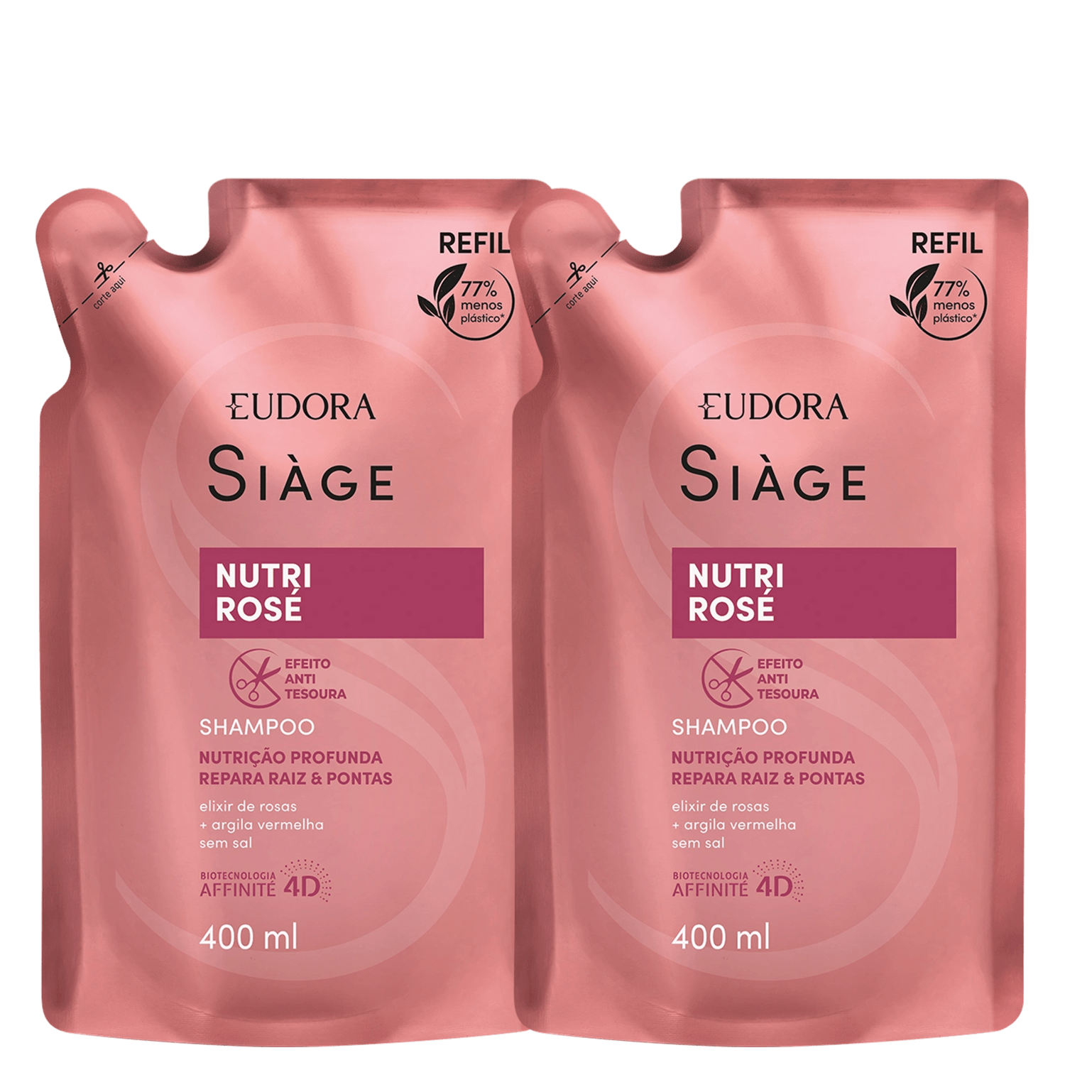 Kit Eudora Siàge Nutri Rosé Refil (2 Produtos)