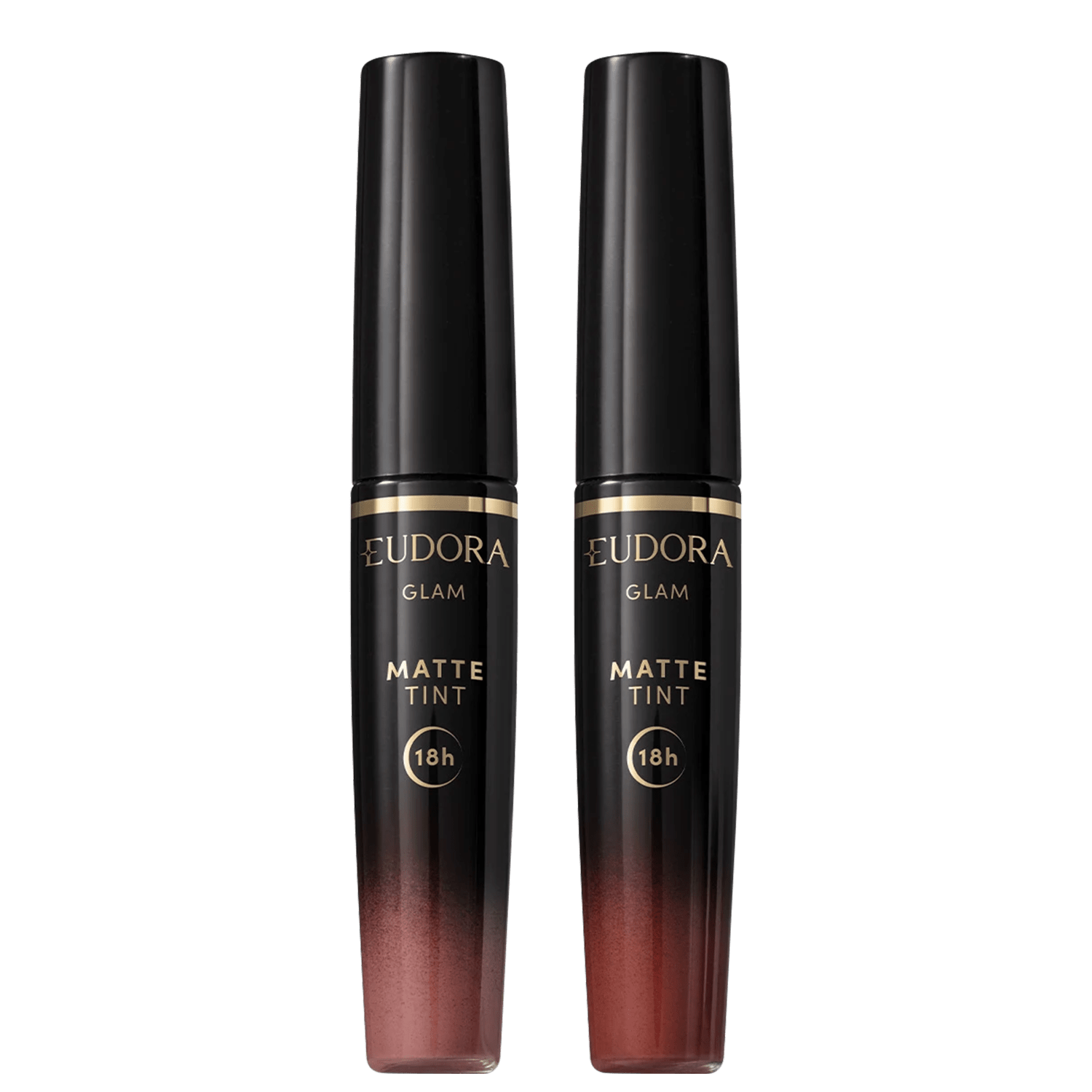 Kit Eudora Glam Matte Tint Rosé + Castanho (2 Produtos)