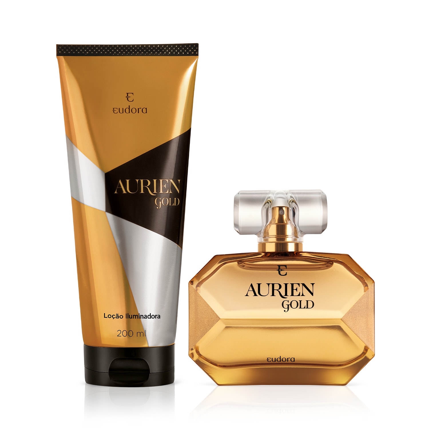 Combo Aurien Gold: Aurien Gold 100ml + Loção Iluminadora Corporal 200ml