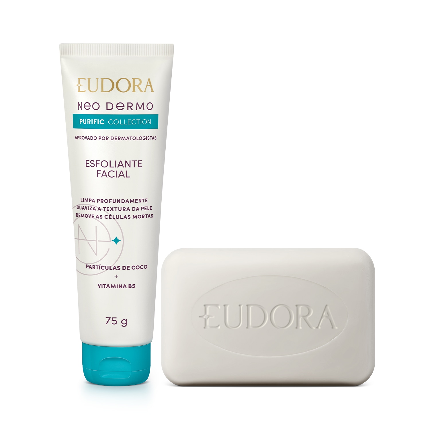 Combo Neo Dermo Purific Collection: Sabonete em Barra 80g + Esfoliante Facial 75g