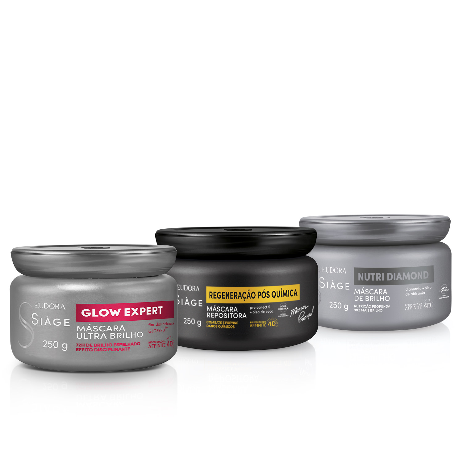 Combo Siàge Cronograma Capilar Brilho Expert (3 itens)