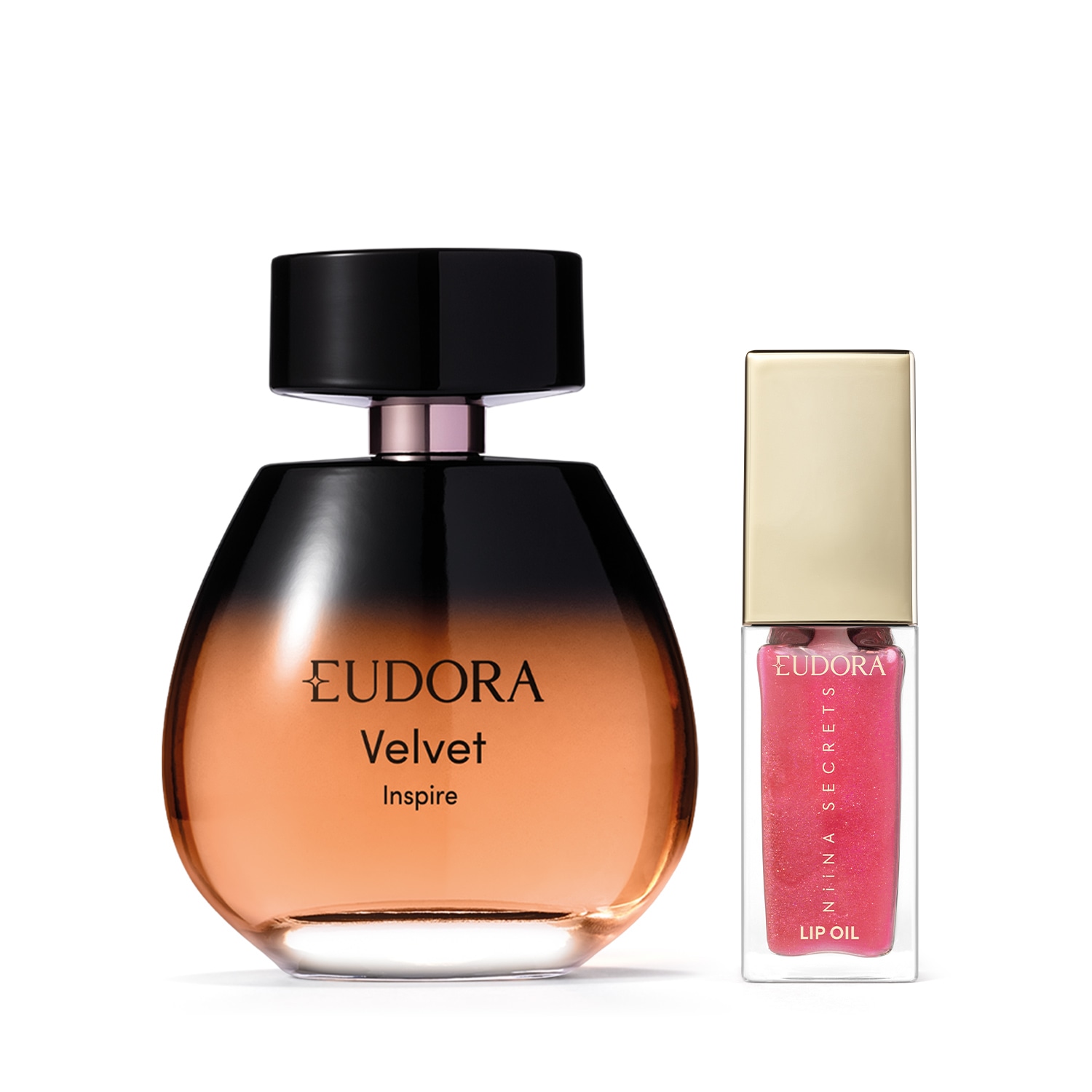 Conjunto Velvet Inspire Eudora - Desodorante Colônia 100ml + Lip Oil 7ml