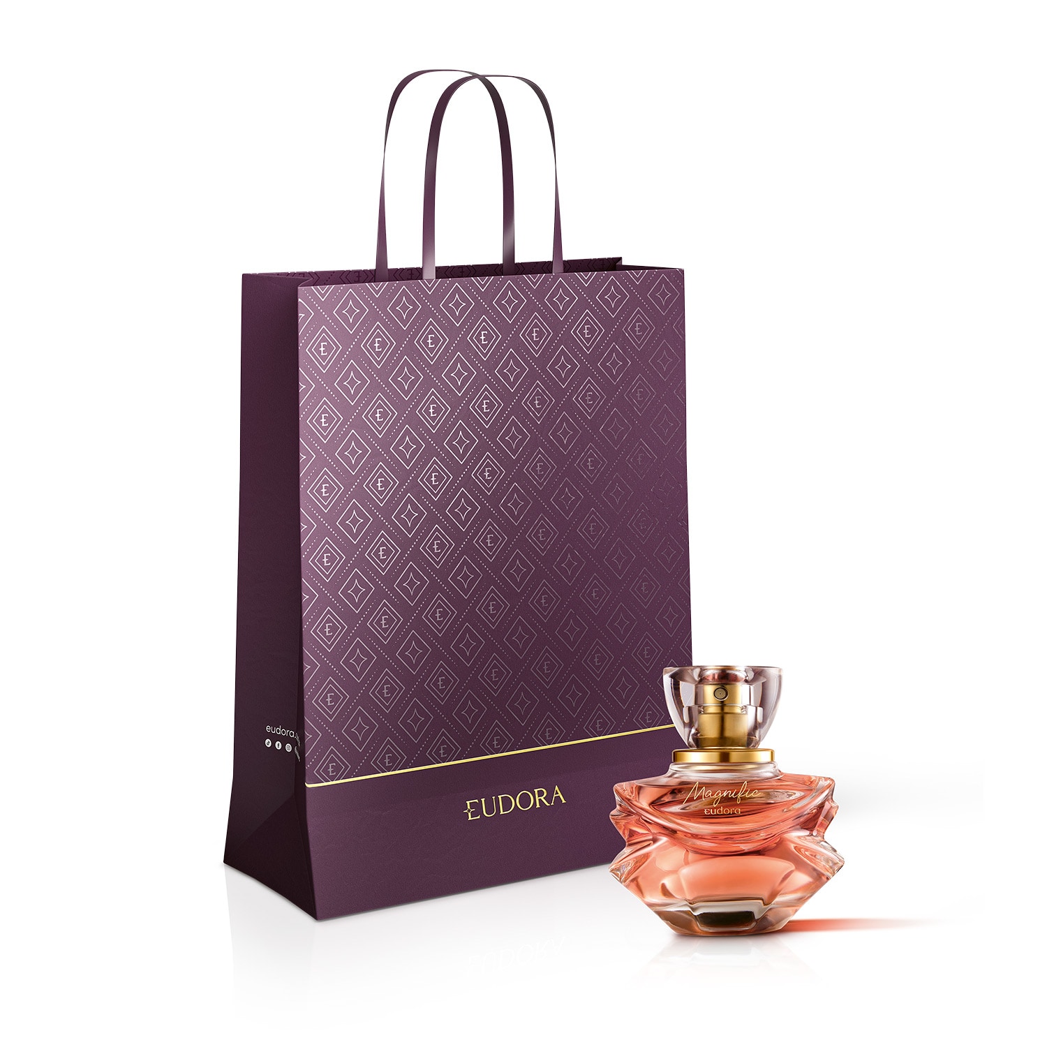 Combo Presente Natal Magnific: Eau De Parfum 75ml + Sacola