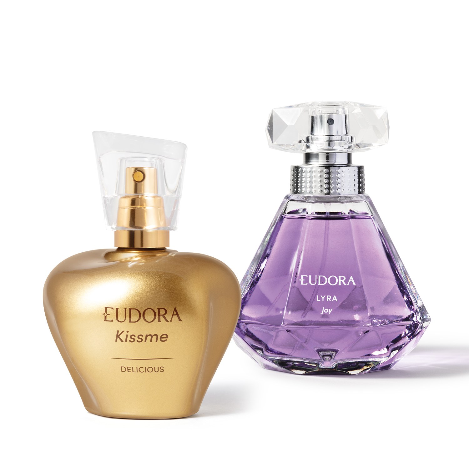 Conjunto Kiss Me & Lyra Eudora - Desodorante Colônia 50ml + Desodorante Colônia 75ml