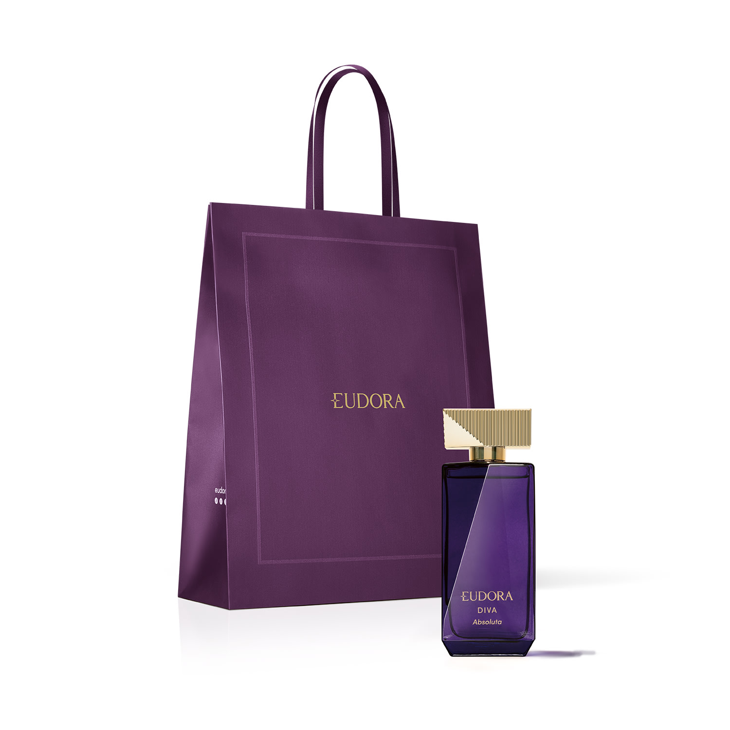 Combo Presente Diva Absoluta: Desodorante Colônia 100ml + Sacola