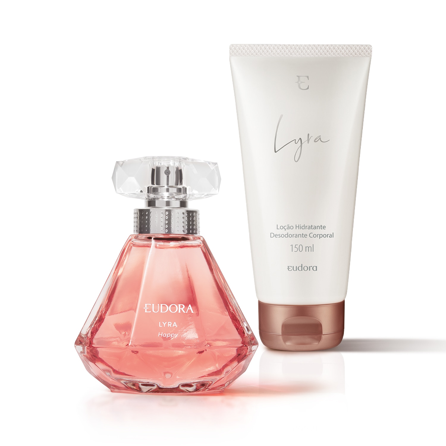 Conjunto Lyra Happy Eudora - Desodorante Colônia 75ml + Lyra Loção Corporal 150ml