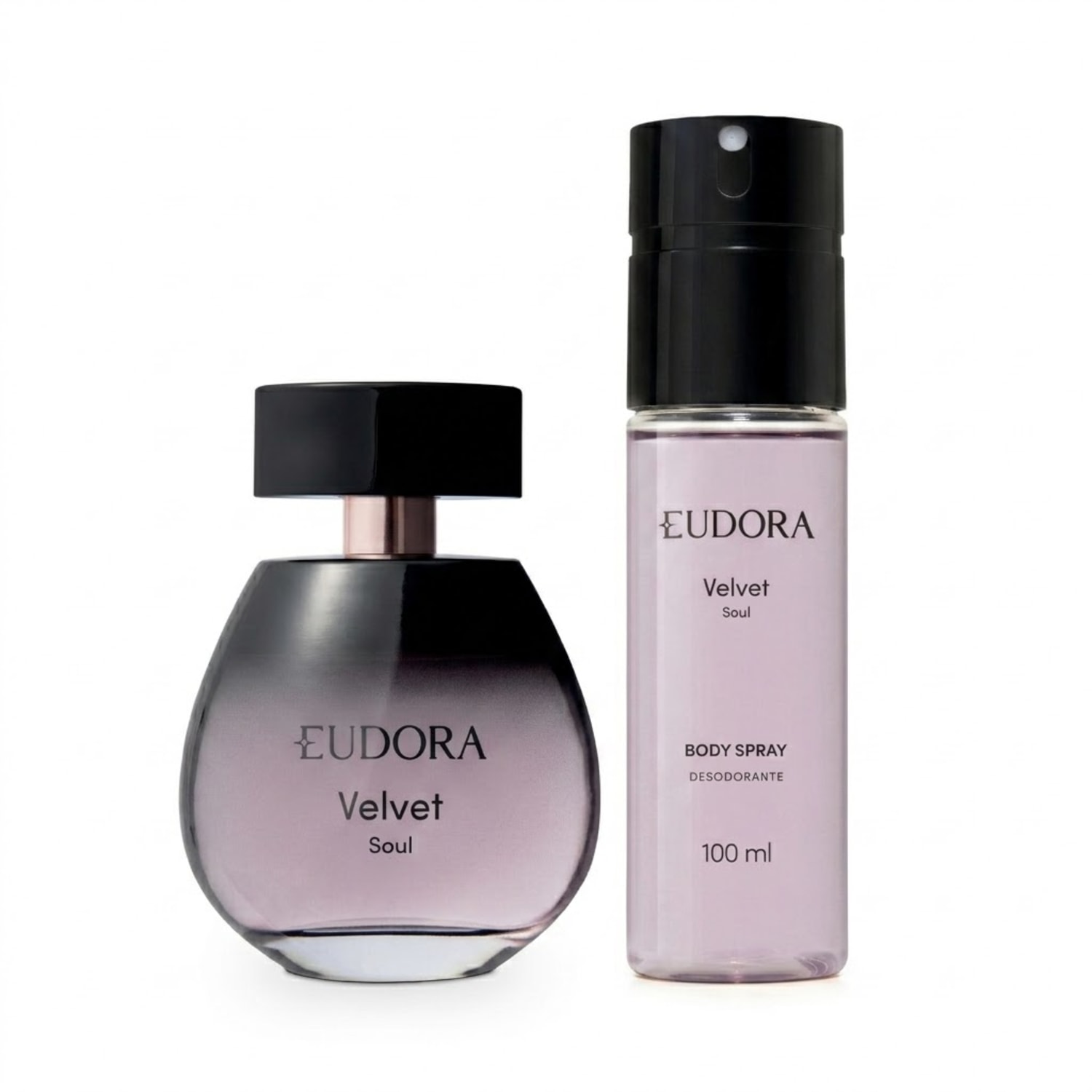 Combo Velvet Soul: Desodorante Colônia 100ml + Body Spray 100ml