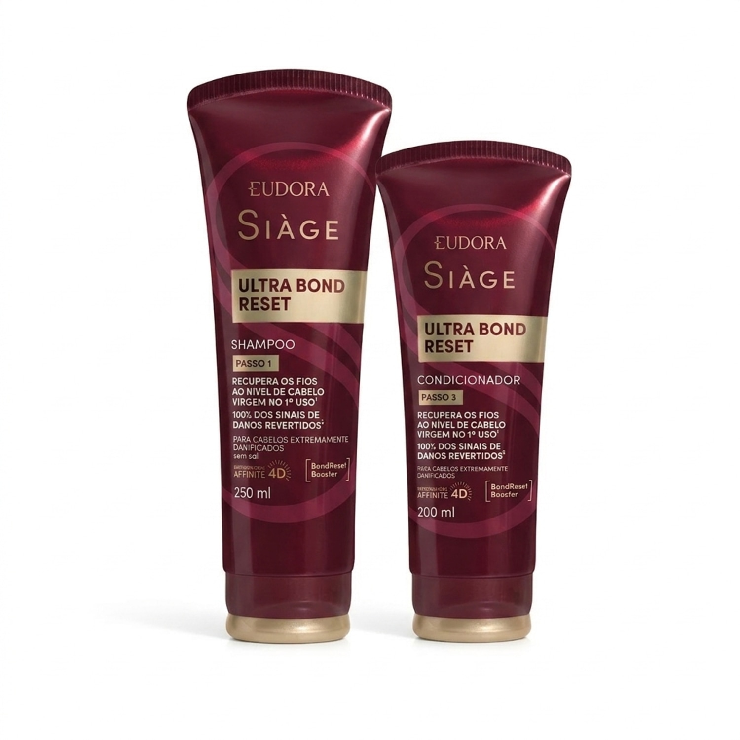 Combo Siàge Ultra Bond Reset: Shampoo 250ml + Condicionador 200ml