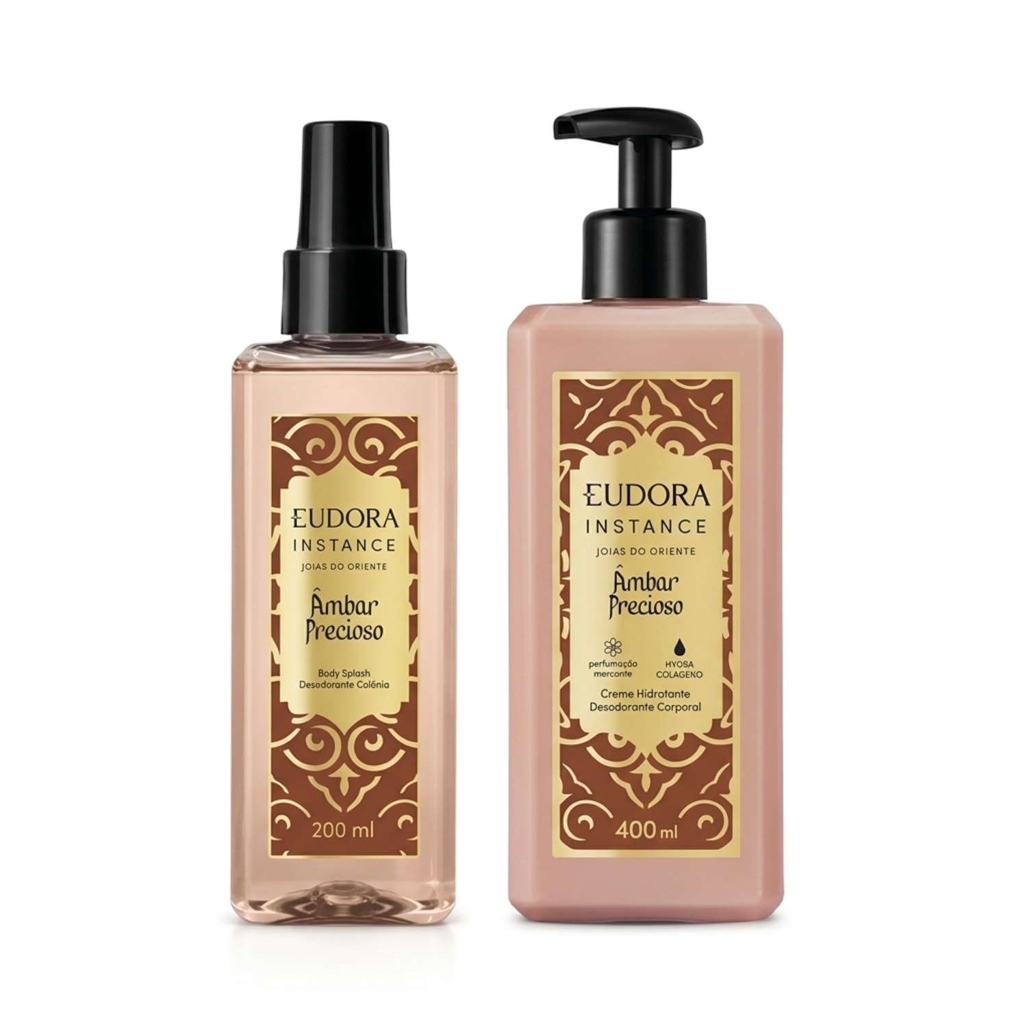 Combo Instance Joias do Oriente: Creme Hidratante 400ml + Body Splash 200ml