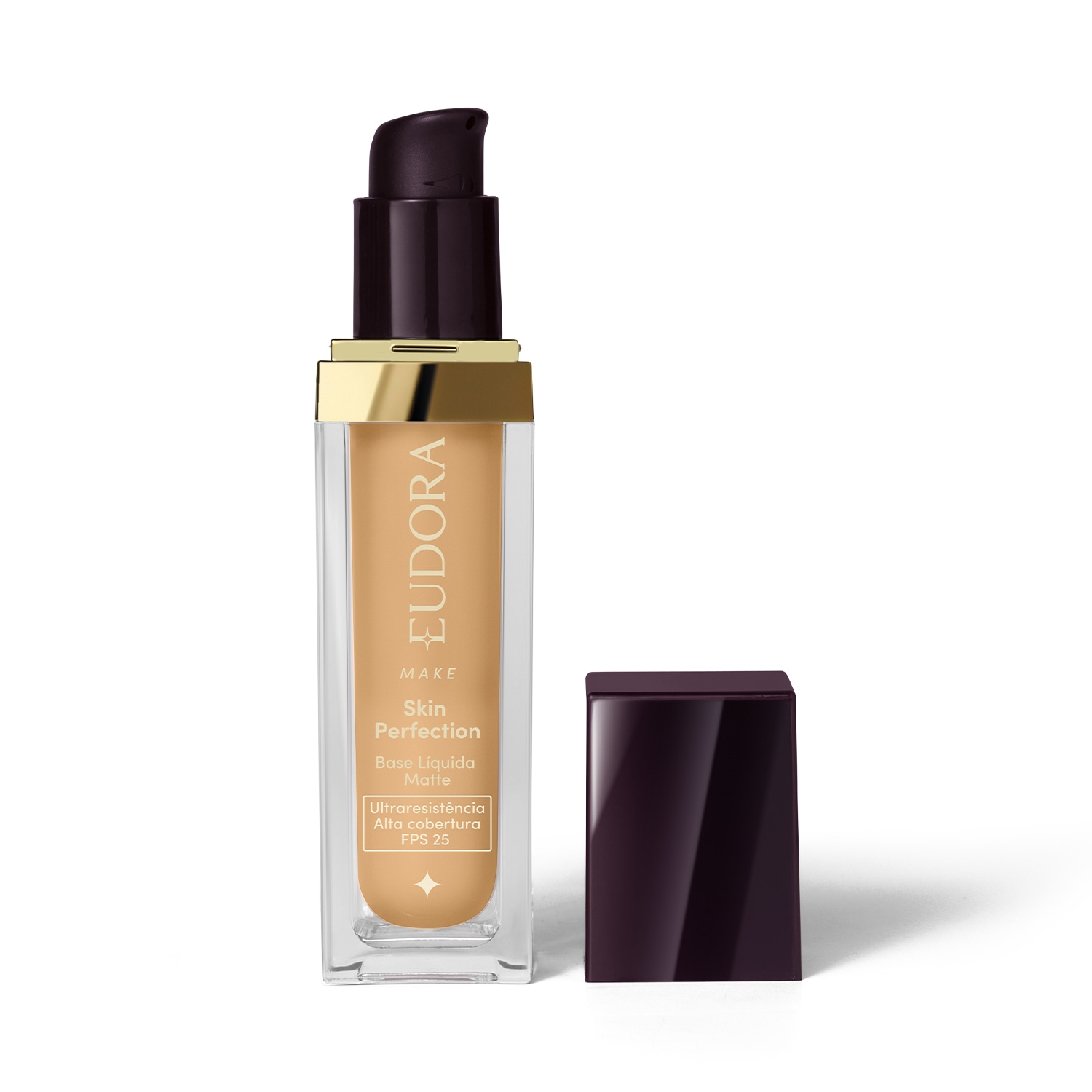 Base Líquida Matte Eudora Make Skin Perfection Cor 170Q 30ml