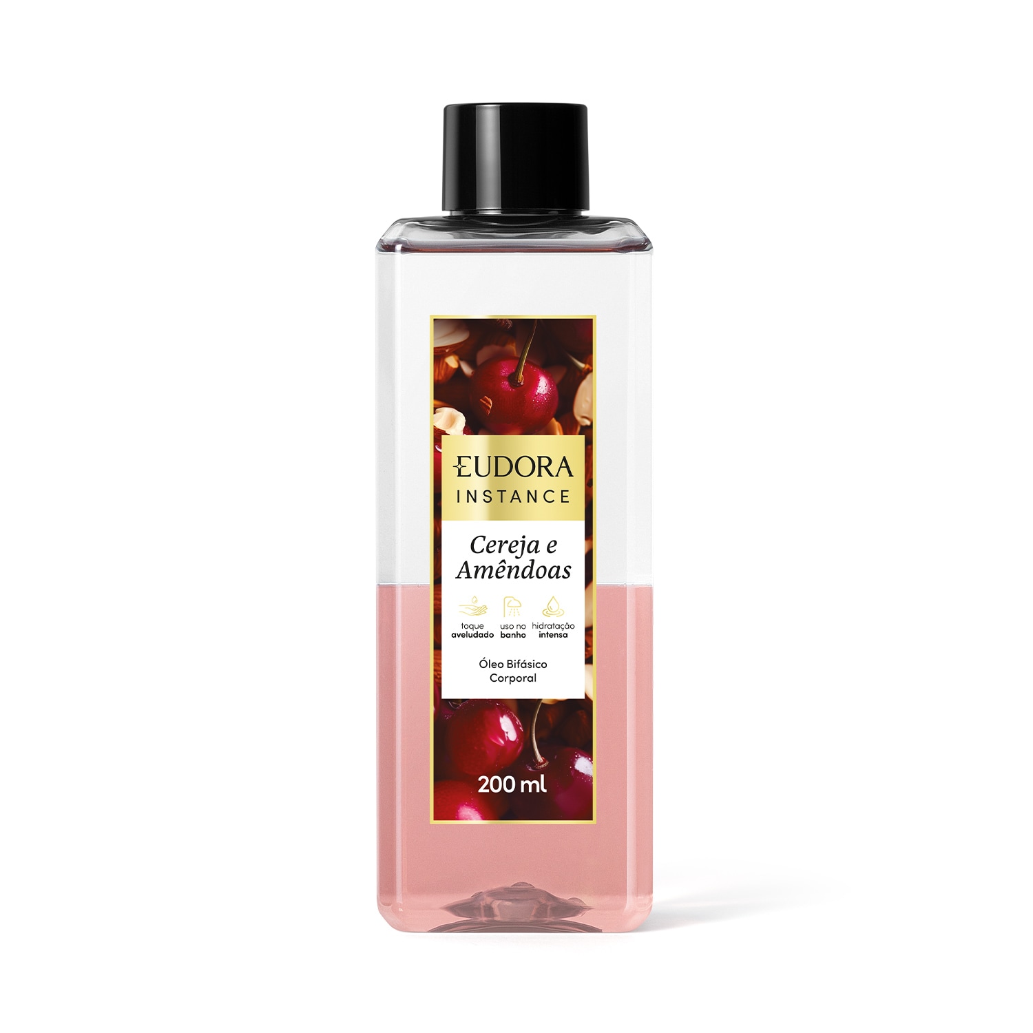 Óleo Bifásico Corporal Instance Cereja e Amêndoas 200ml
