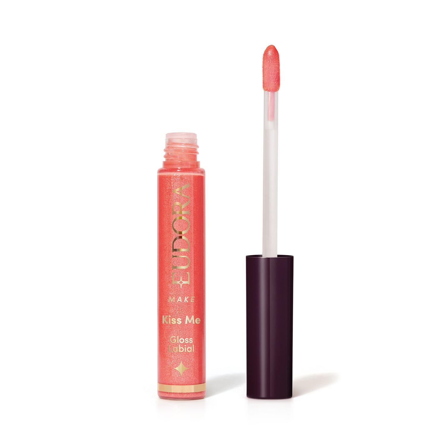 Gloss Labial Rosa Holofote Eudora Make Kiss Me 5,2ml
