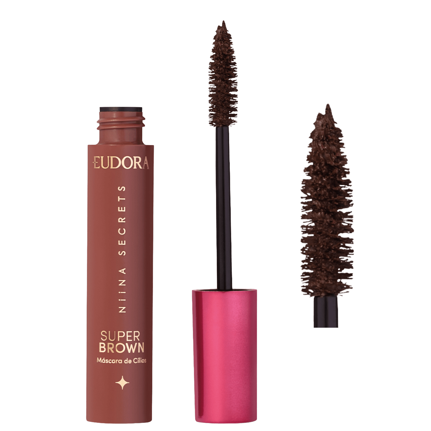 Eudora Niina Secrets Neutrals Super Brown - Máscara para Cílios 10g