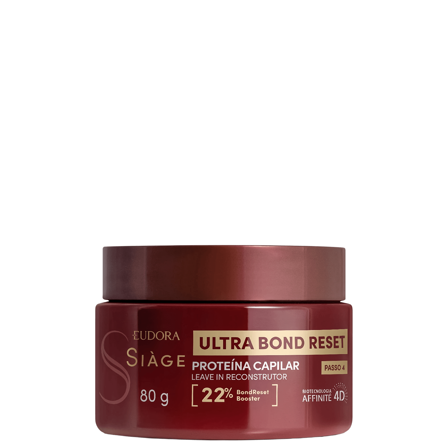 Eudora Siàge Ultra Bond Reset Proteína Capilar - Leave-In Reconstrutor 80g