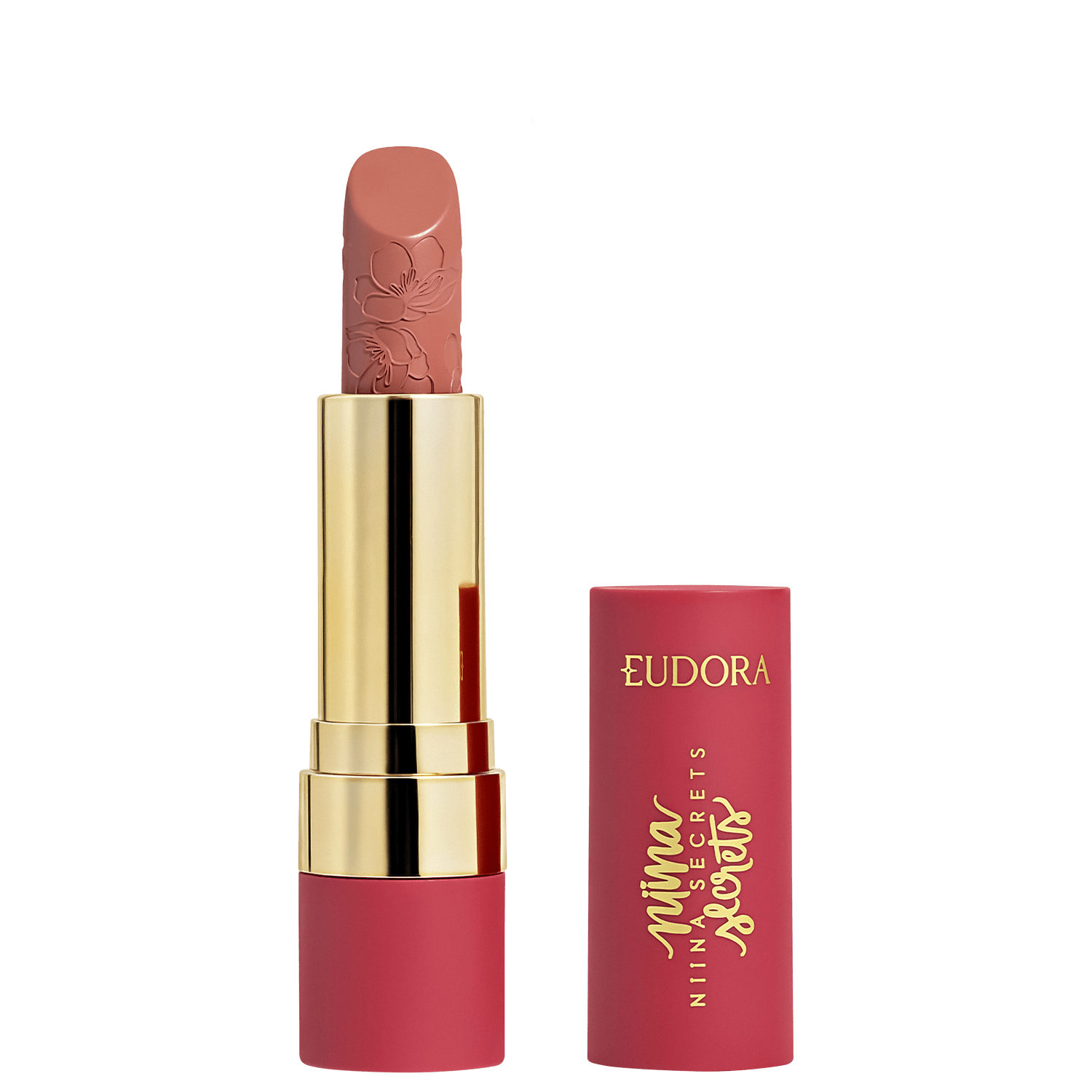 Eudora Niina Secrets Soft Petals Rosé Pétala - Batom Semi-Mate 3,8g
