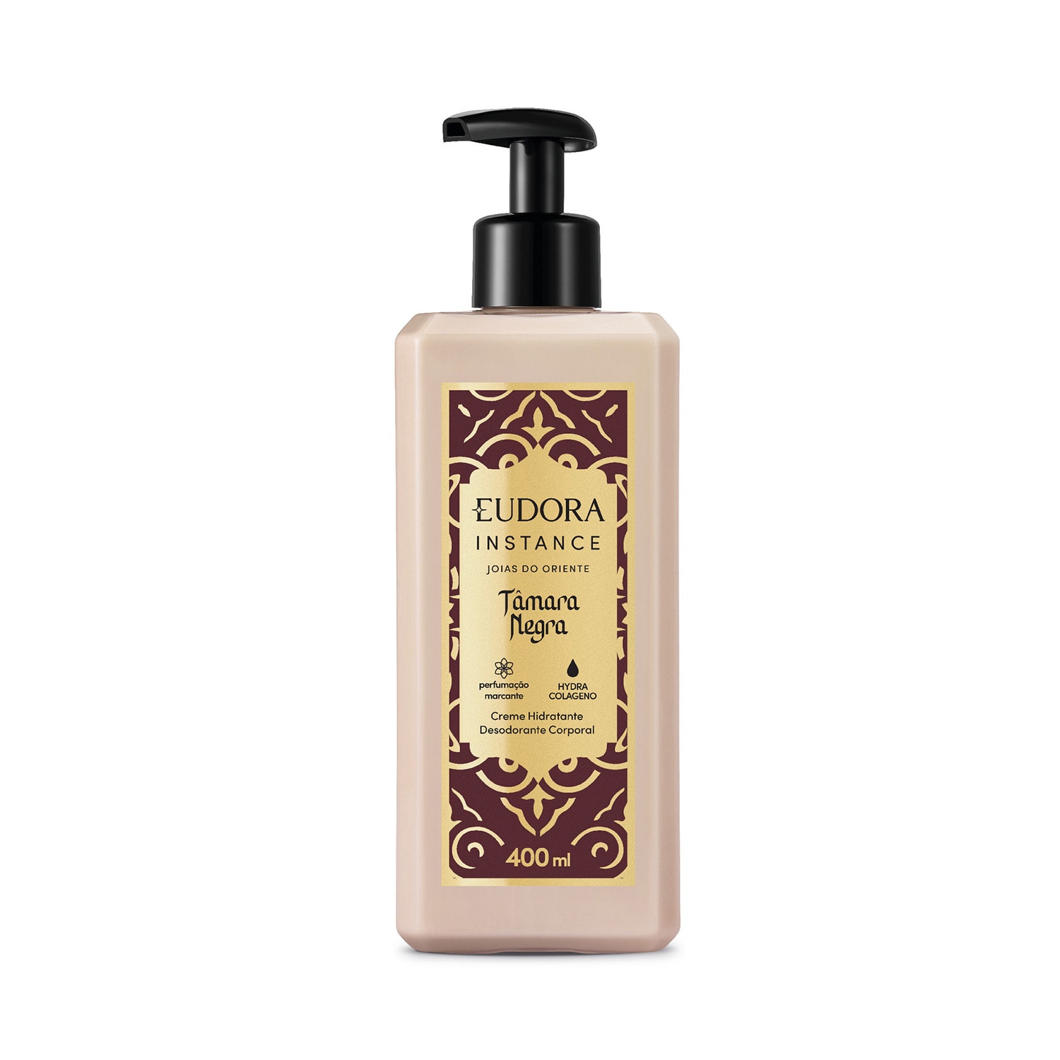 Creme Hidratante Desodorante Corporal Instance Tâmara Negra 400ml