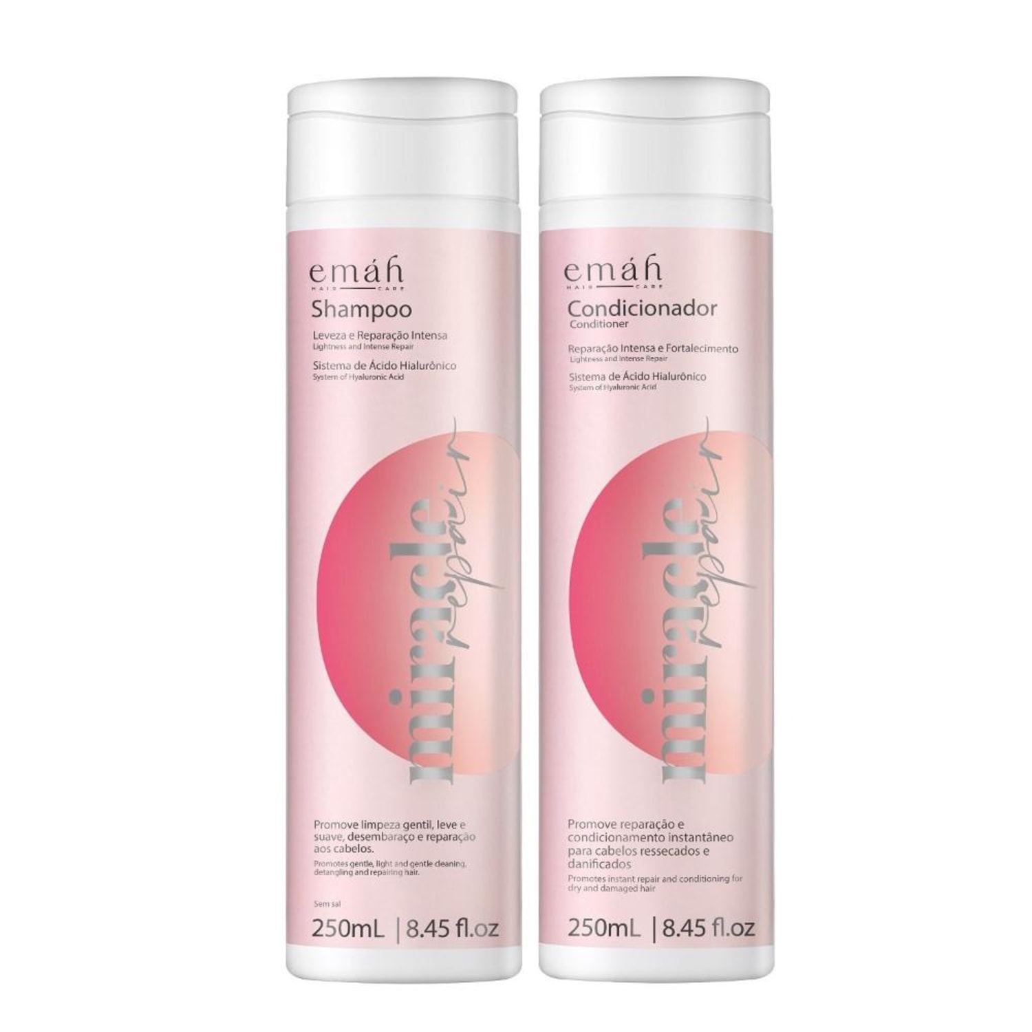 Kit Emáh Hair Care Miracle Repair Duo Essential (2 Produtos)