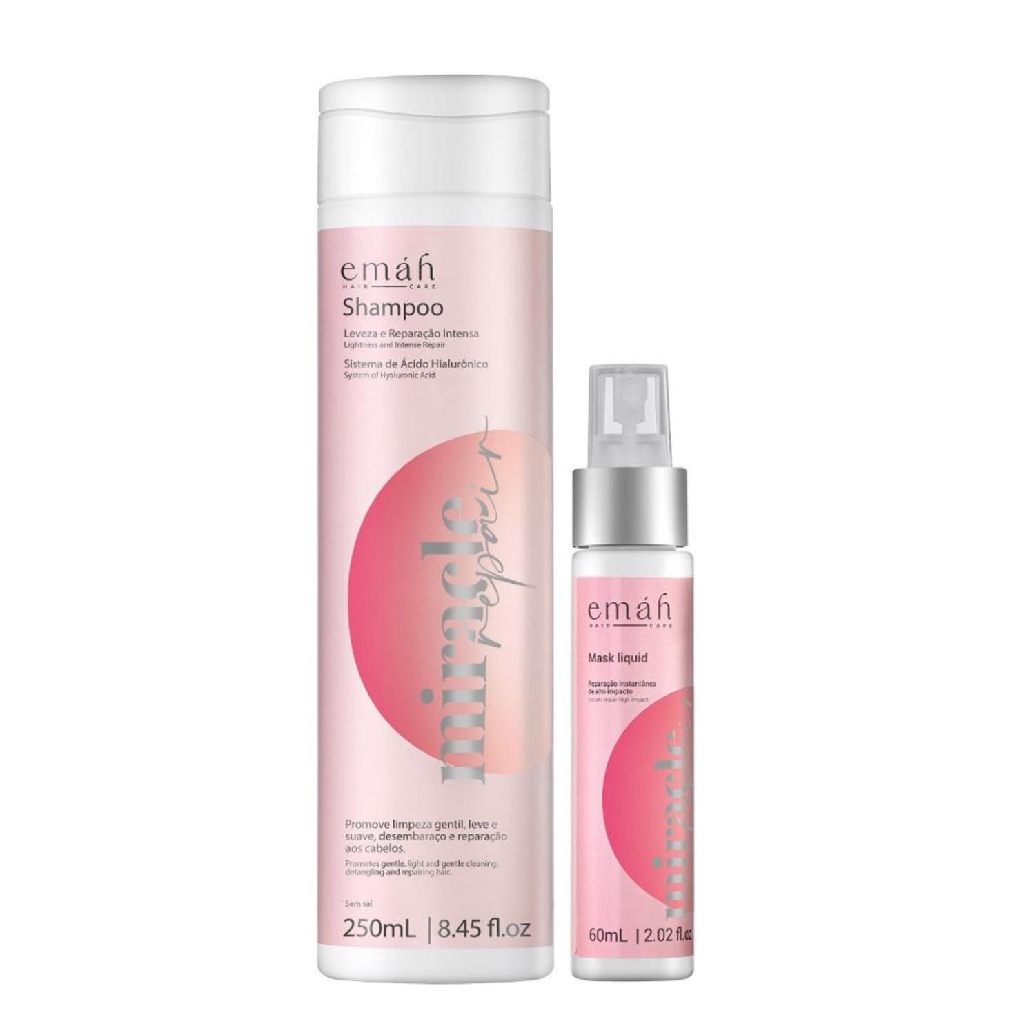 Kit Emáh Hair Care Miracle Repair Duo Treat (2 Produtos)