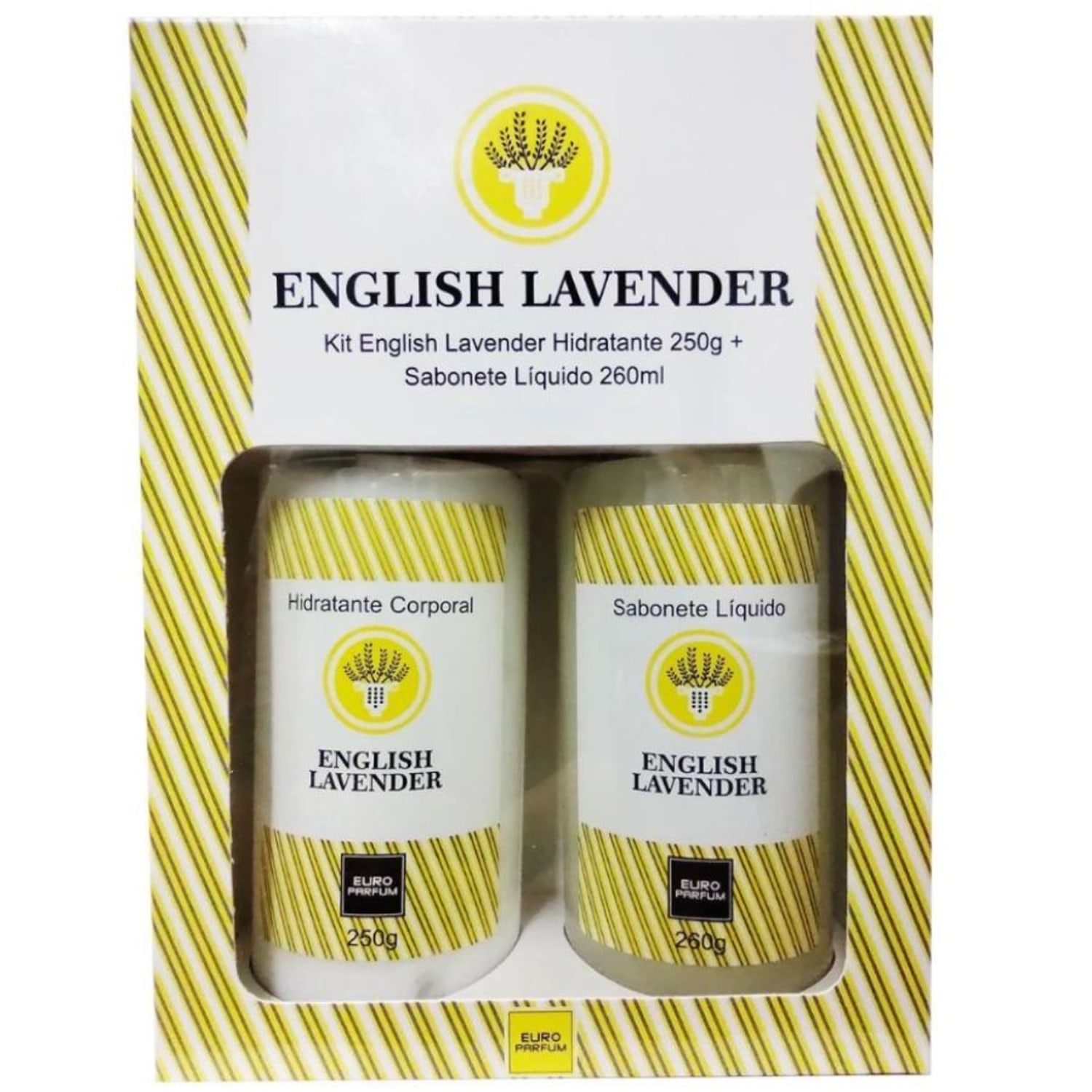 Kit English Lavender ( Hidratante 250g + Sabonete Líquido 260ml )