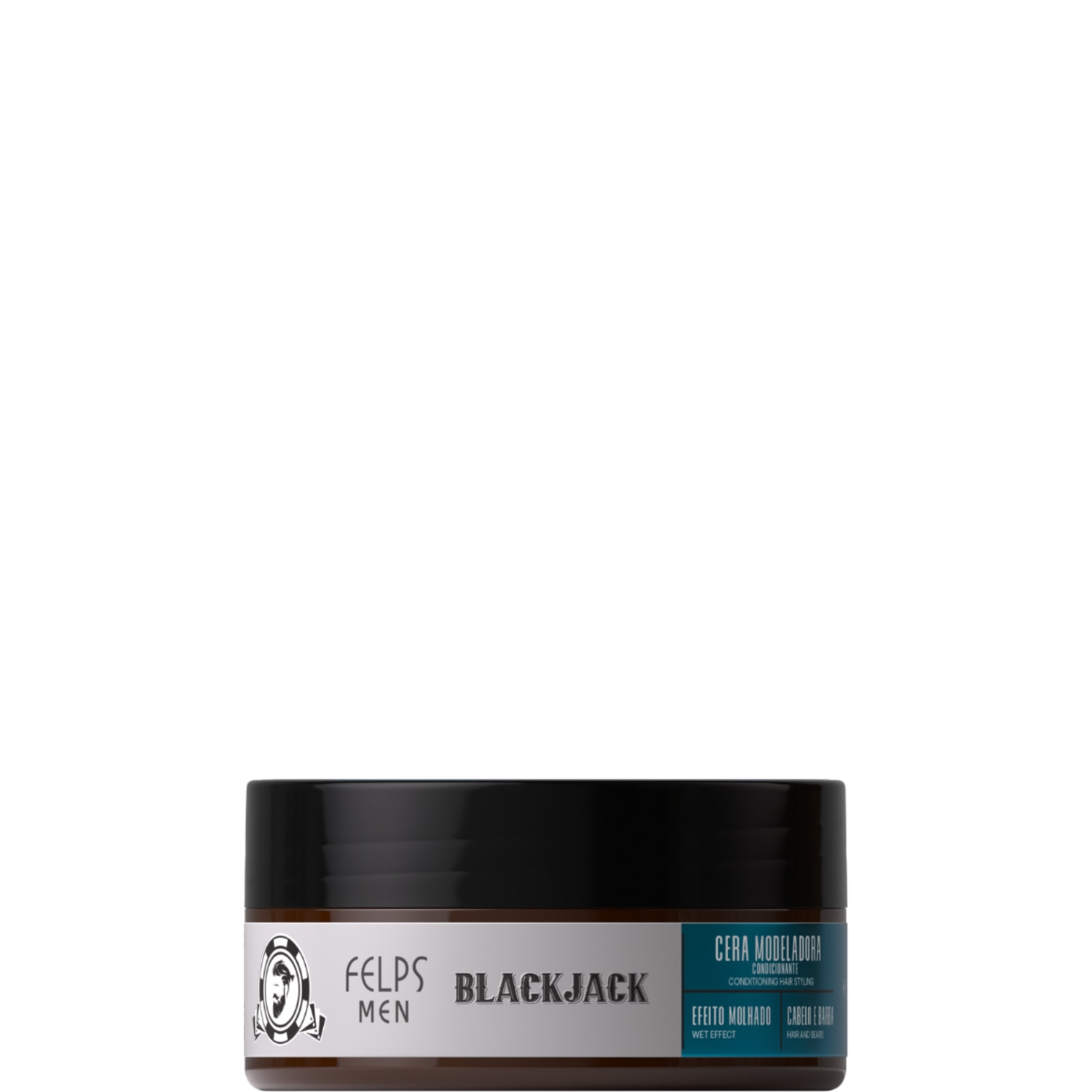 Felps Men Black Jack Cera Modeladora Efeito Molhado 120 G