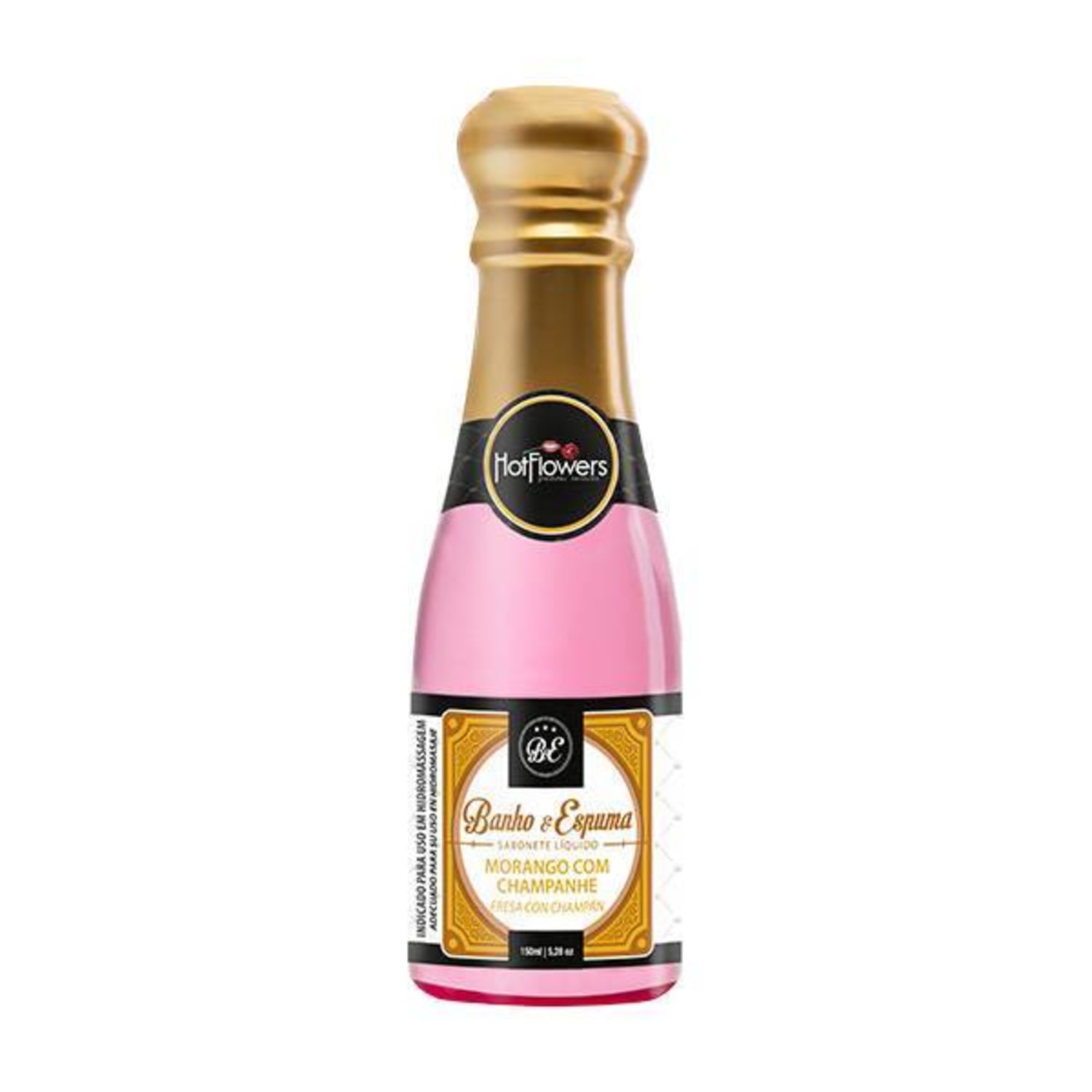 Banho de Espuma Hot Flowers Morango com Champanhe