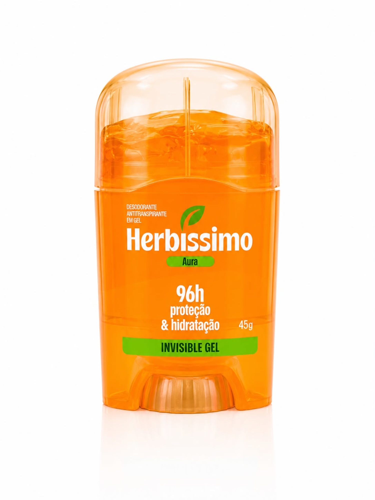 HERBISSIMO DESODORANTE INVISIBLE GEL 45G TIPO:AURA