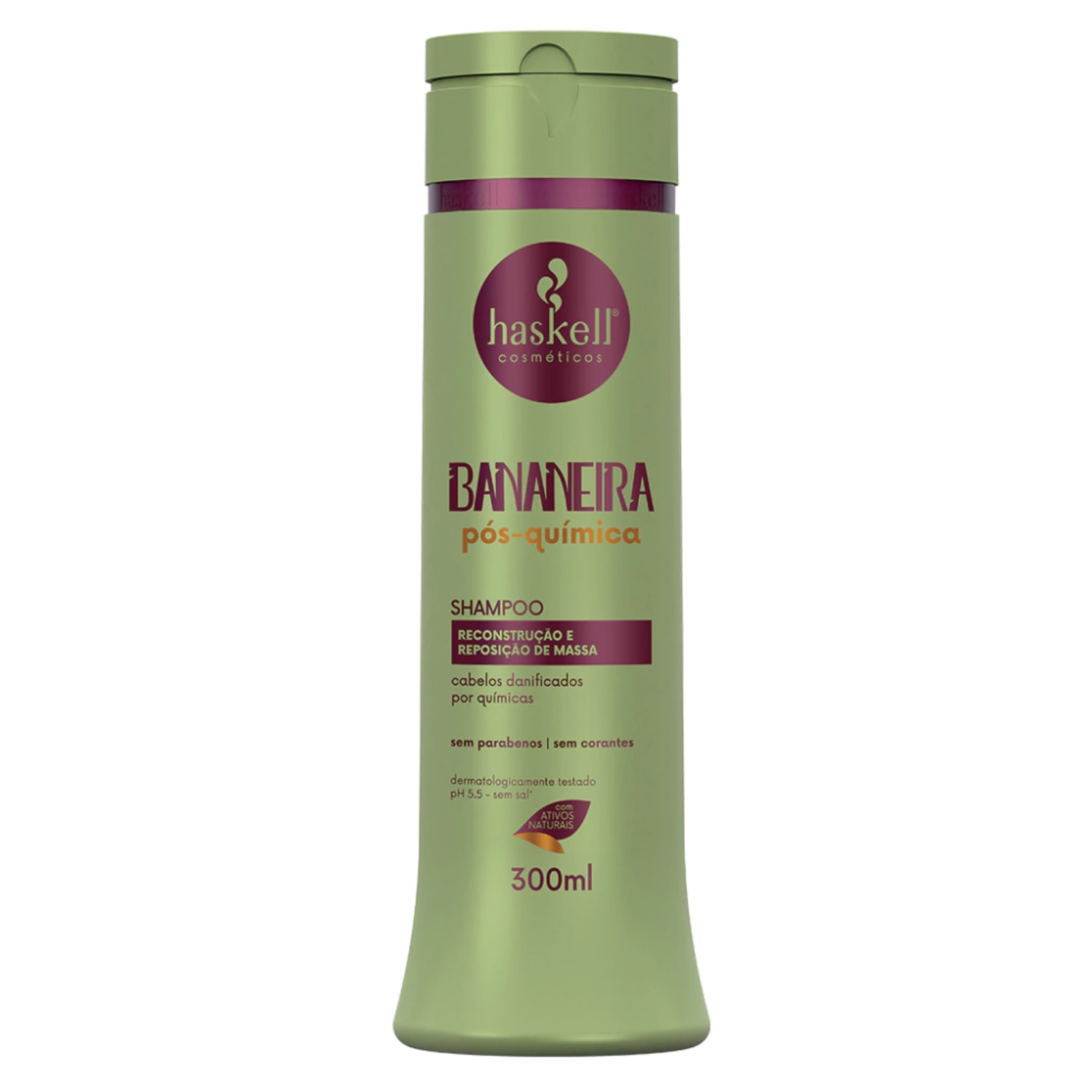 Kit Poś-Química Haskell Bananeira Shampoo e Condicionador 300ml