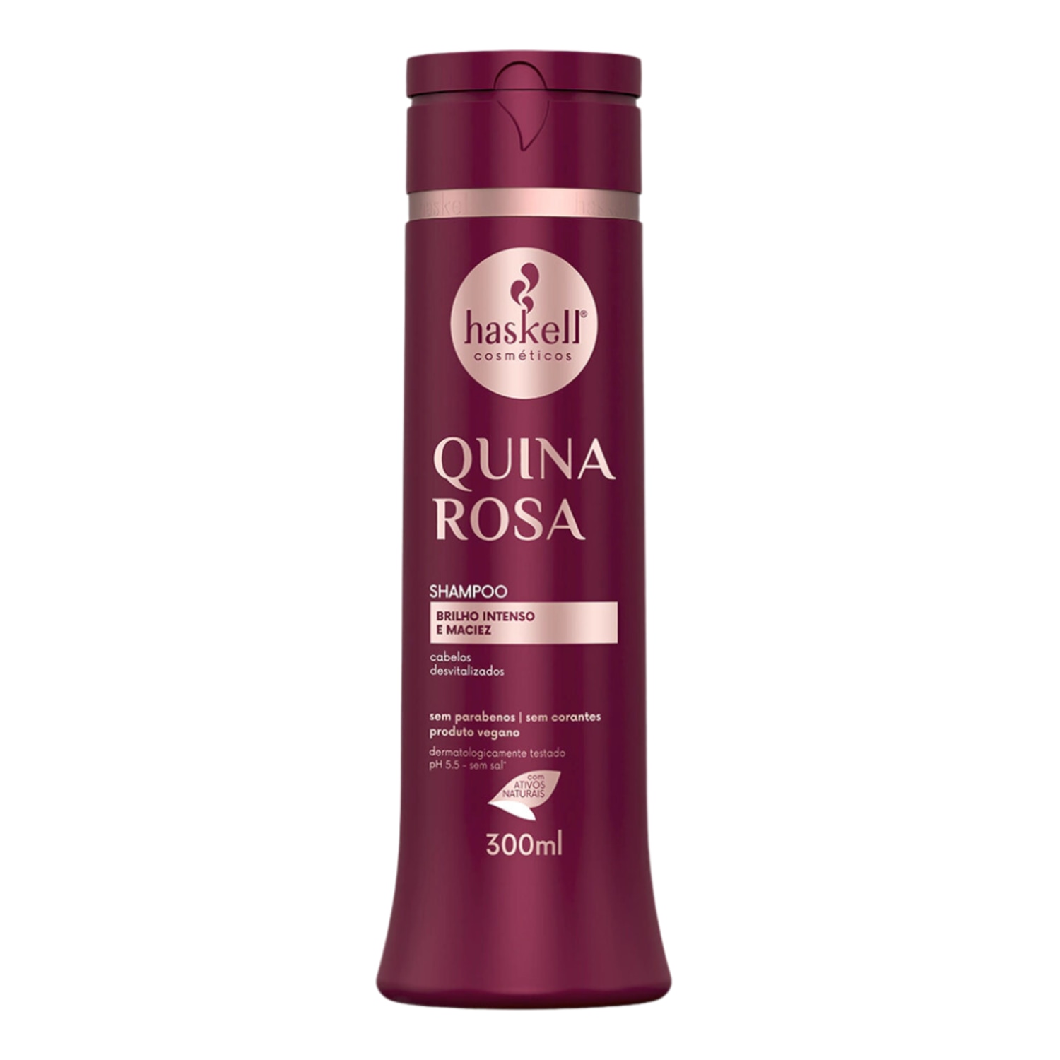 Kit Haskell Quina Rosa Shampoo e Condicionador 300ml